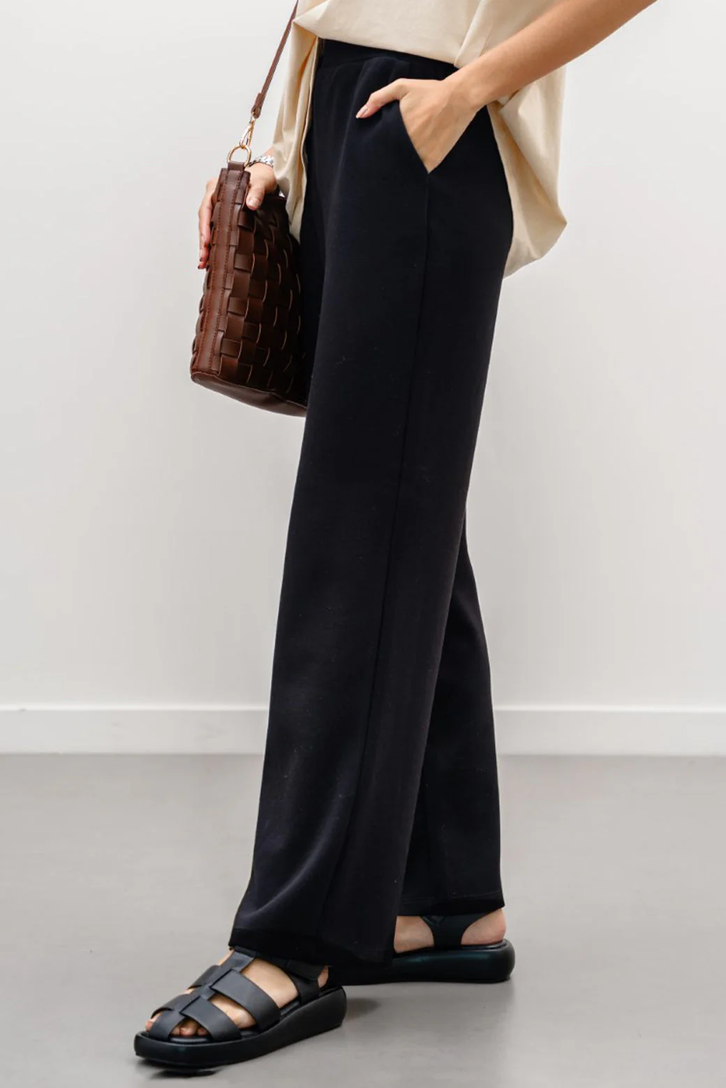ALL-DAY WIDE PANTS - Image 4