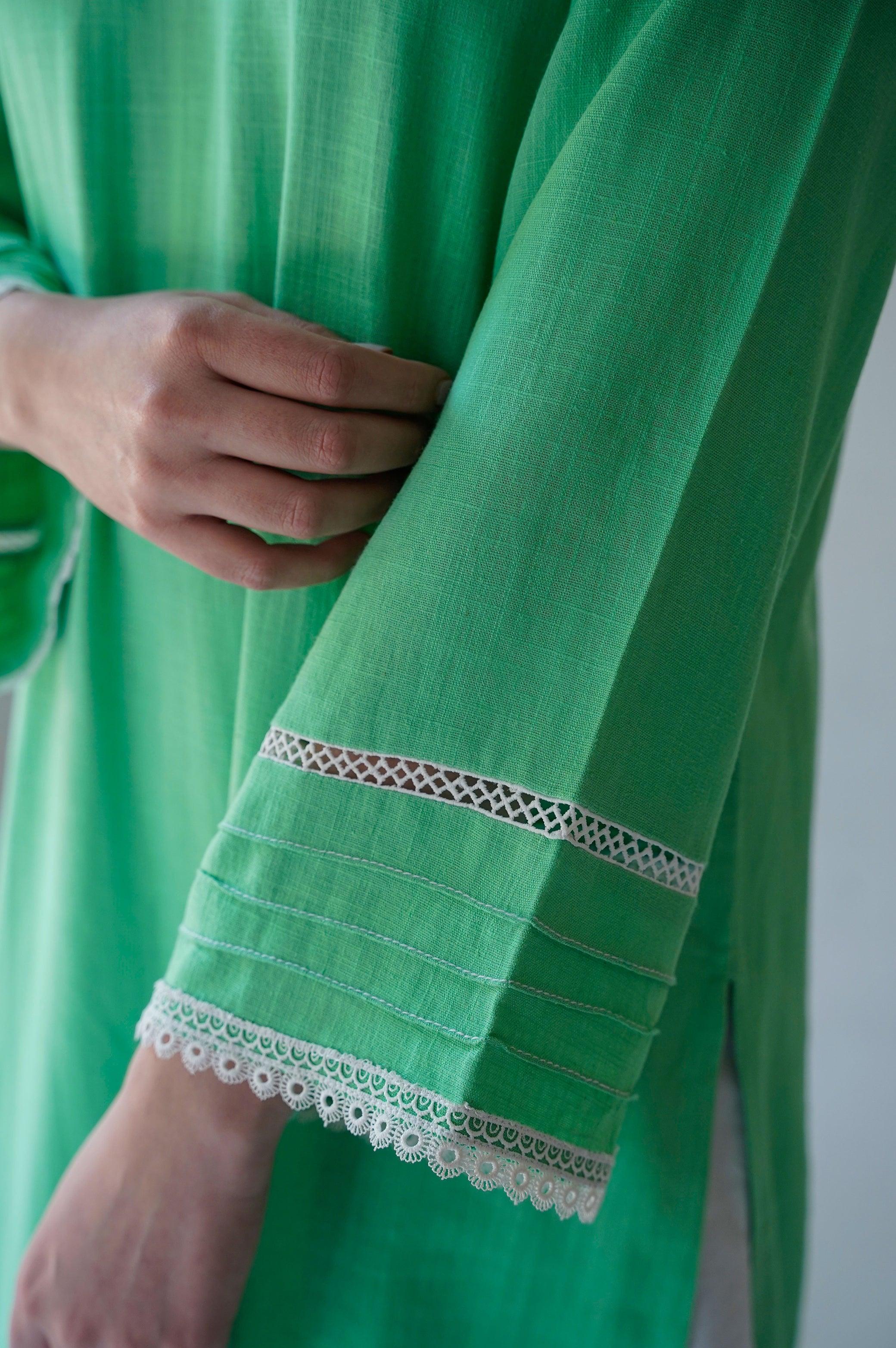 JADE LINEN KURTA - Image 2