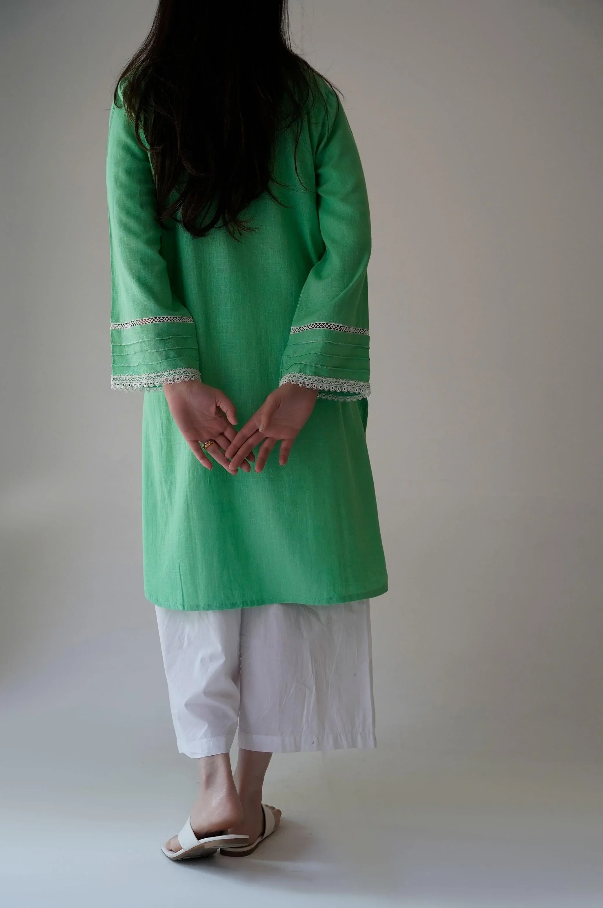 JADE LINEN KURTA - Image 5