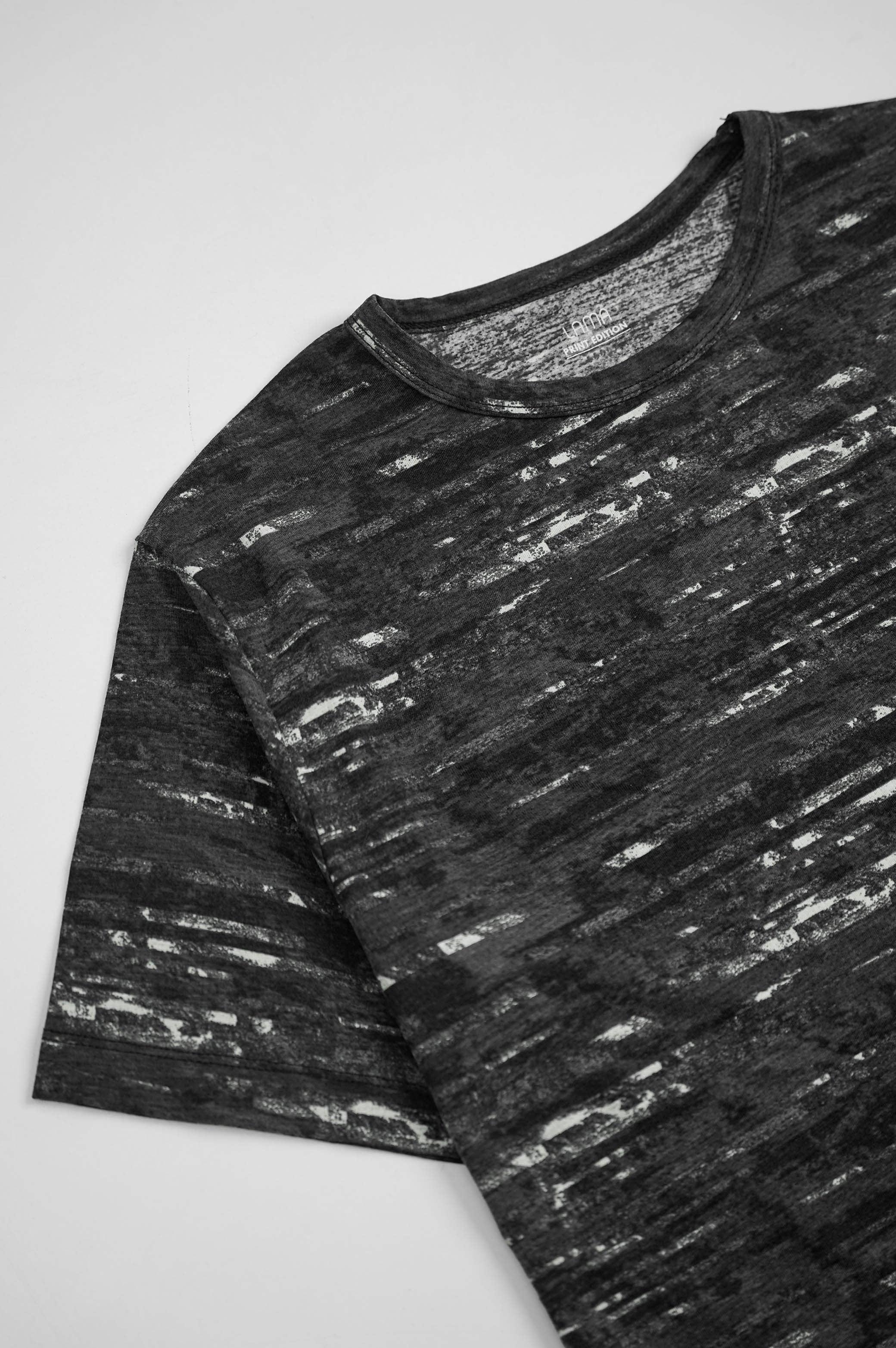 PRINTED TEXTURED TEE - Image 2