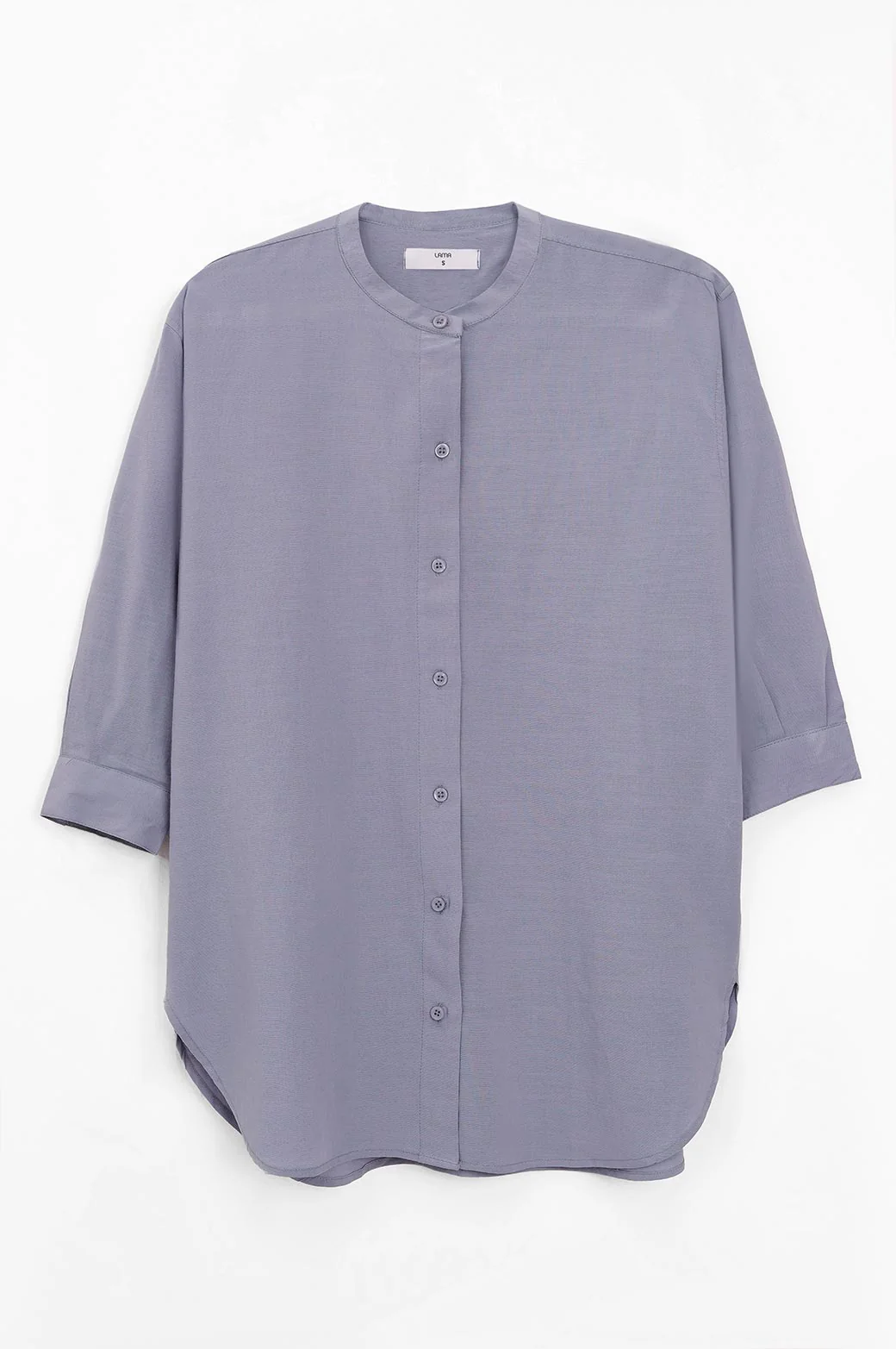 BAND COLLAR LONG SHIRT - Image 5