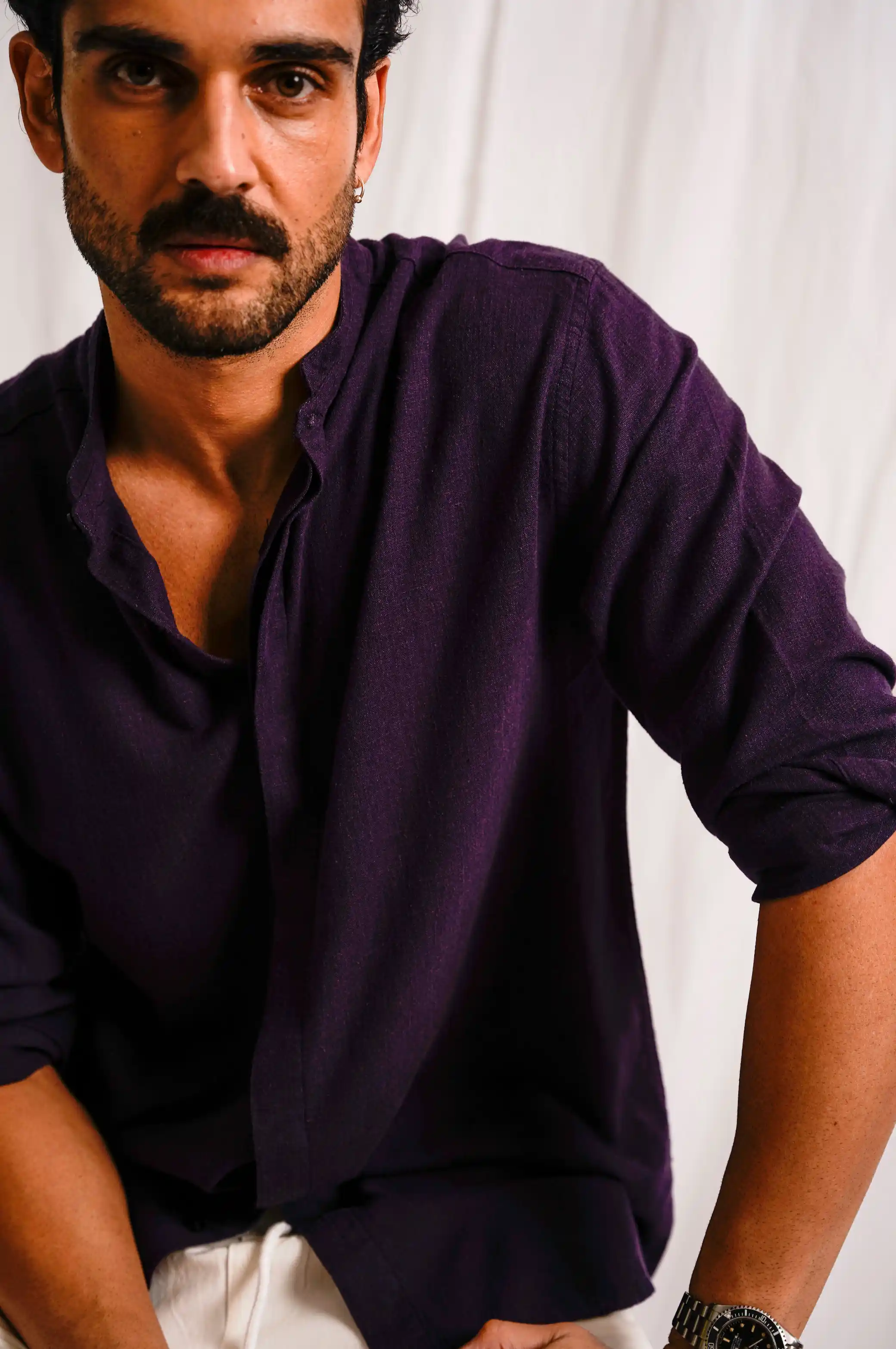 BAND COLLAR SHIRT - Image 2