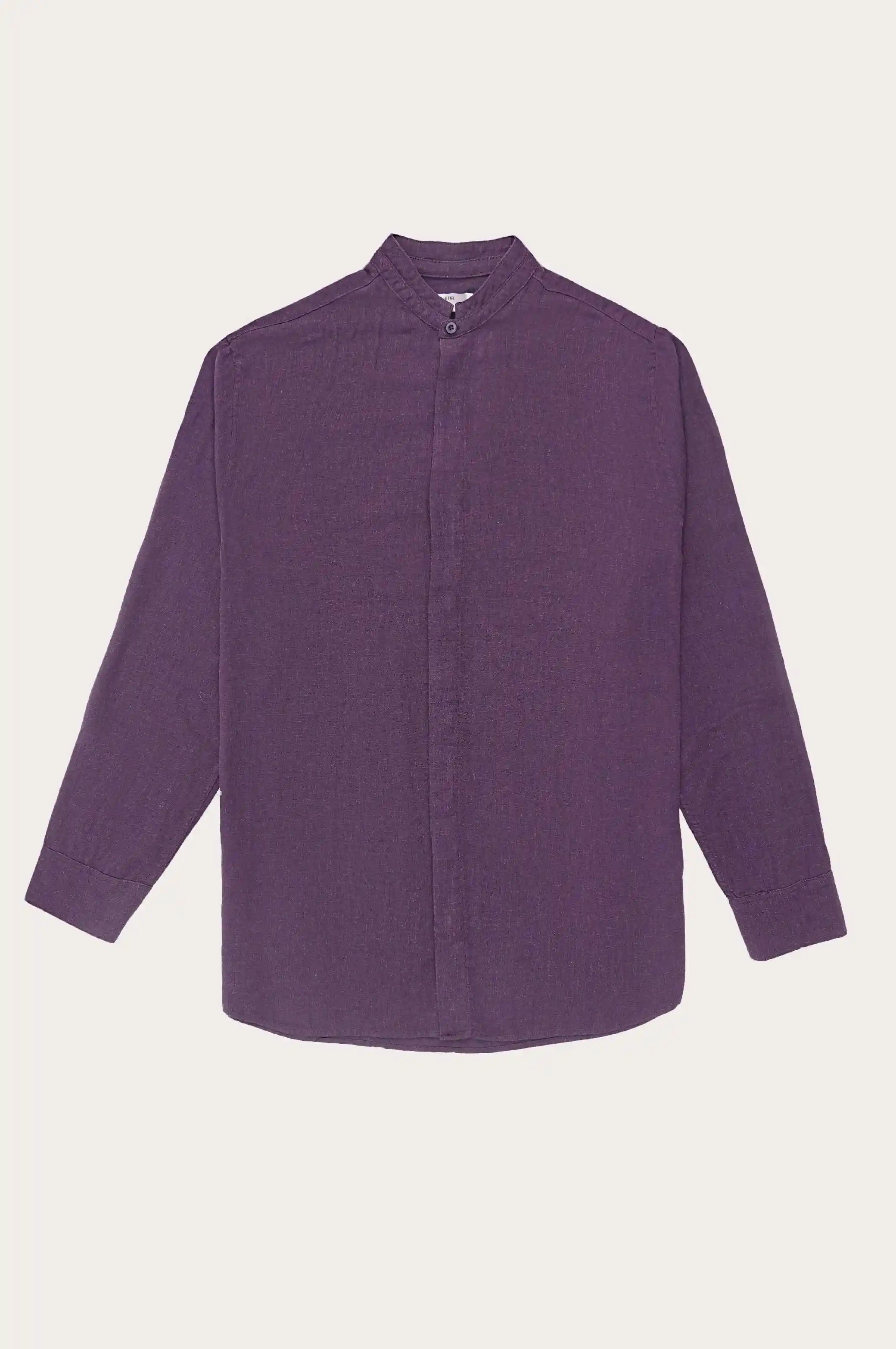 BAND COLLAR SHIRT - Image 5