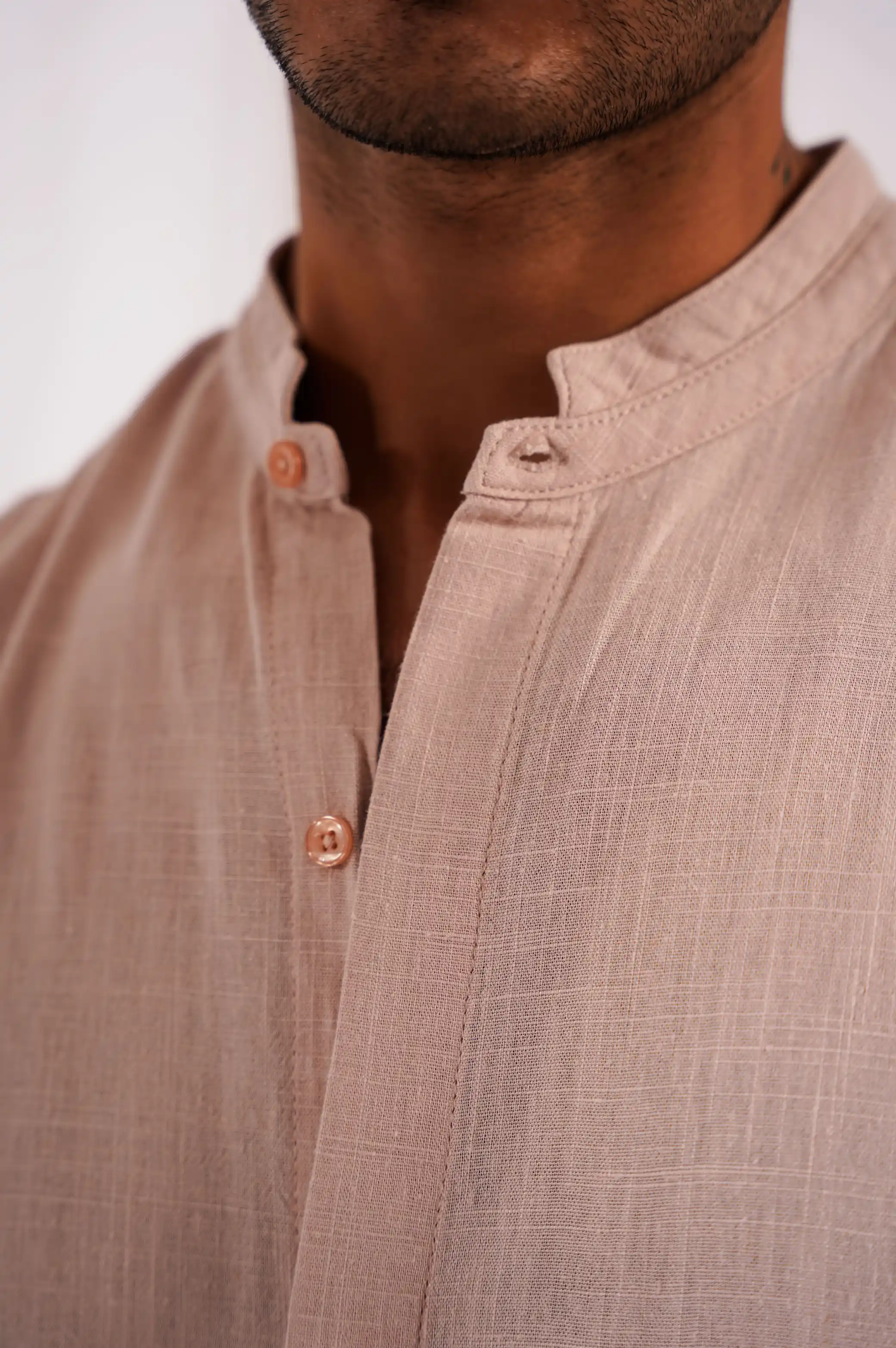 BAND COLLAR SHIRT - Image 2