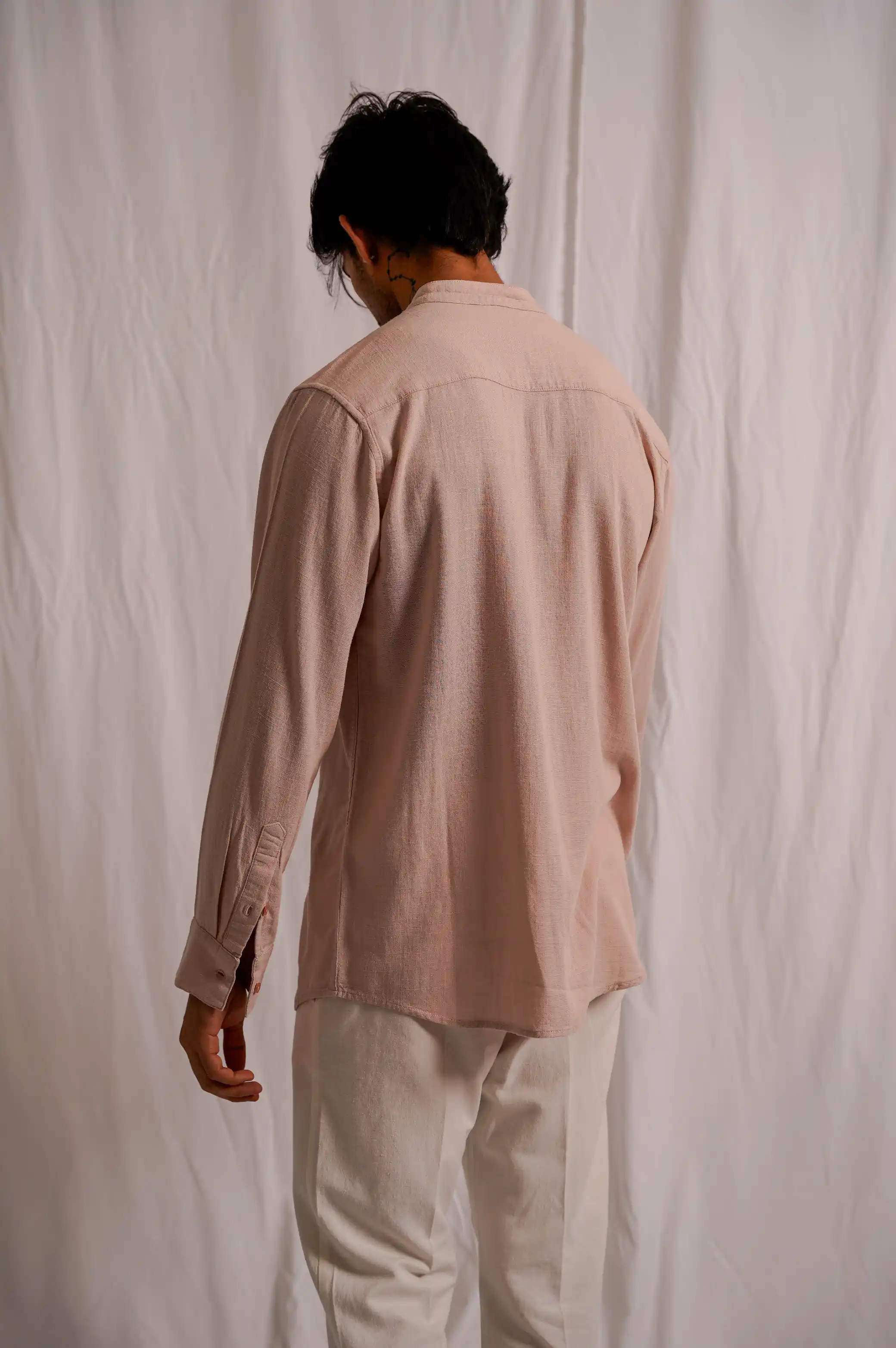 BAND COLLAR SHIRT - Image 4