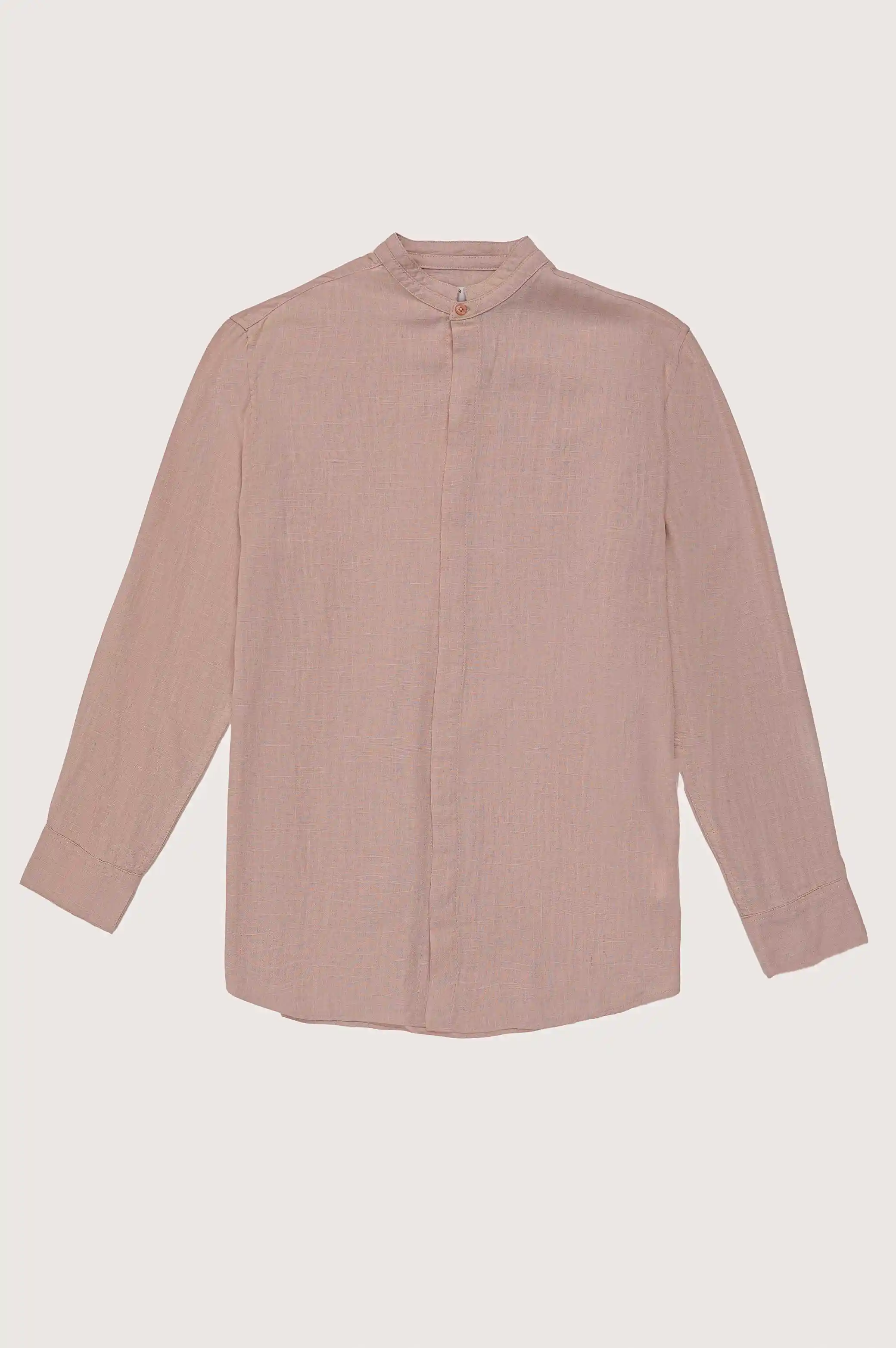 BAND COLLAR SHIRT - Image 6