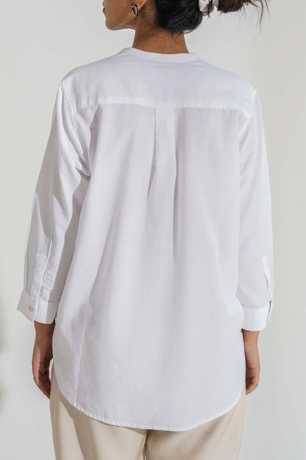 BAND COLLAR SHIRT - Image 4