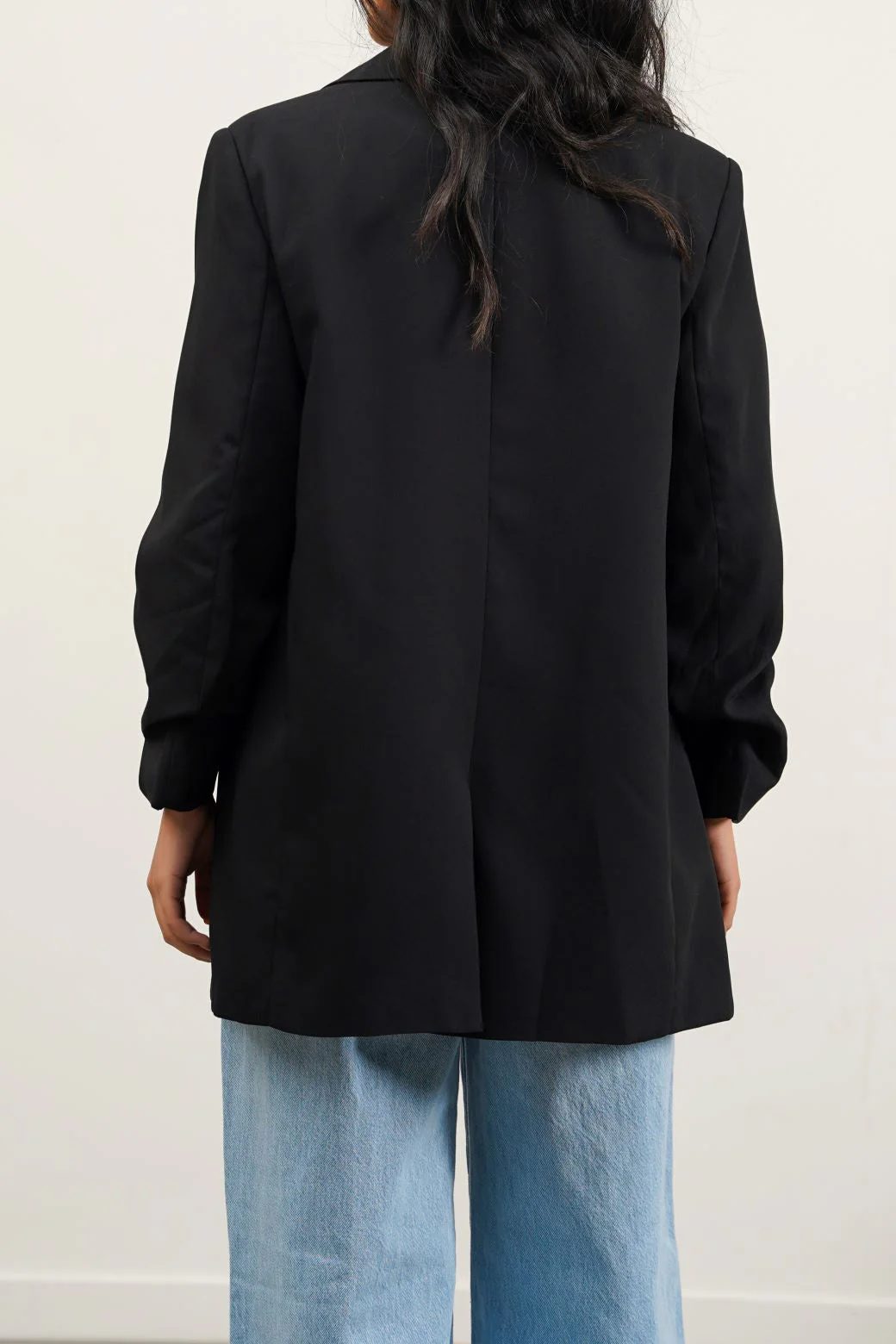 BASIC BLAZER WITH RUCHED SLEEVE - Image 5