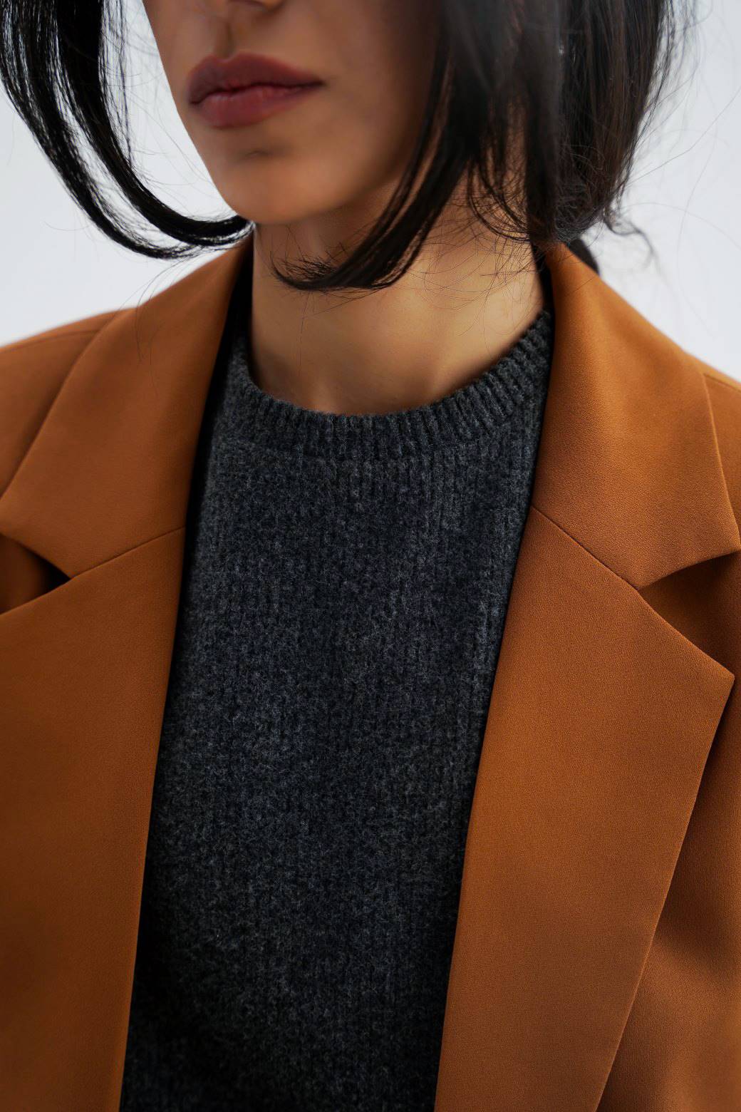 BASIC BLAZER WITH RUCHED SLEEVE - Image 5