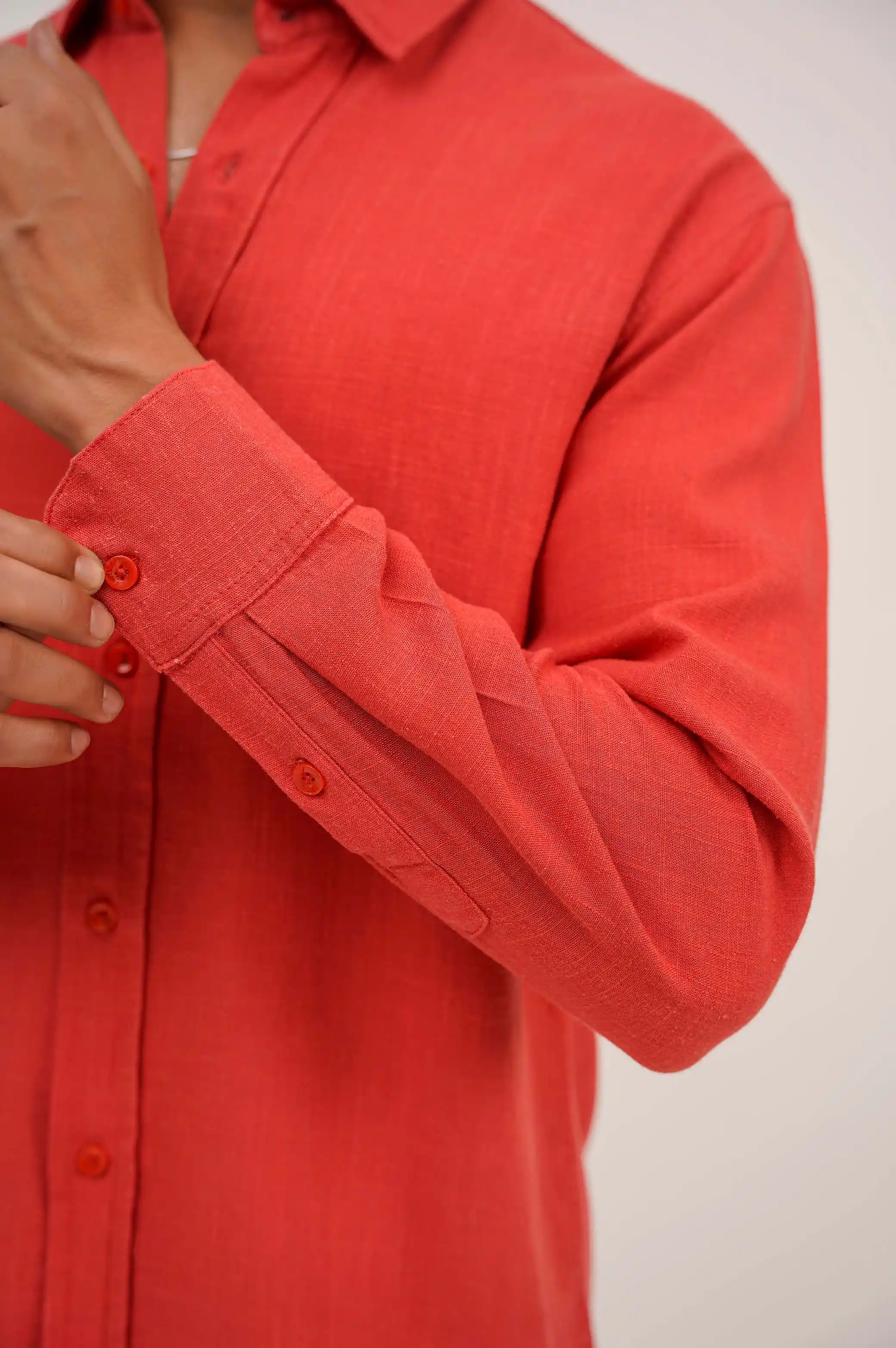 BASIC BUTTON DOWN SHIRT - Image 3