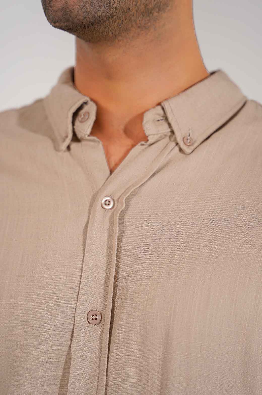 BASIC BUTTON DOWN SHIRT - Image 4
