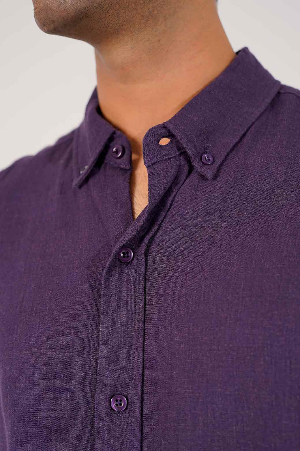 BASIC BUTTON DOWN SHIRT - Image 3