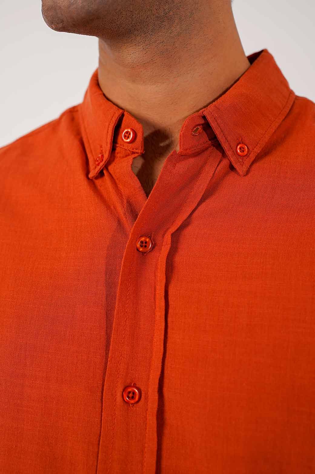 BASIC BUTTON DOWN SHIRT - Image 3