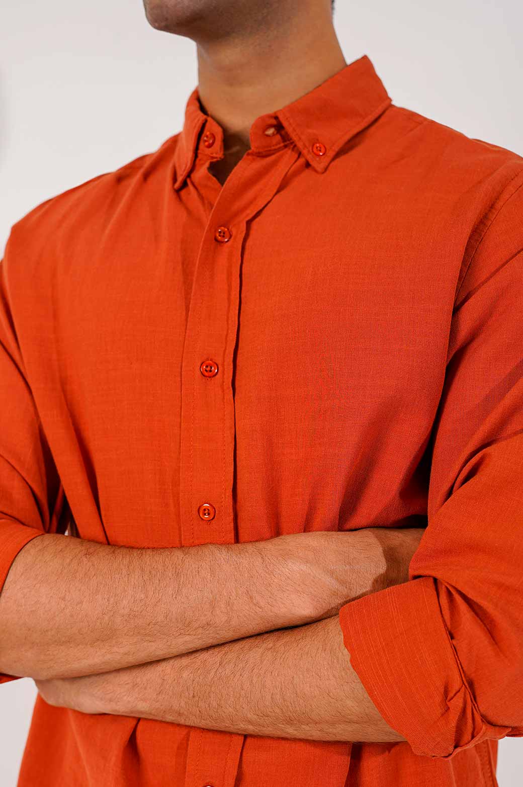 BASIC BUTTON DOWN SHIRT - Image 4