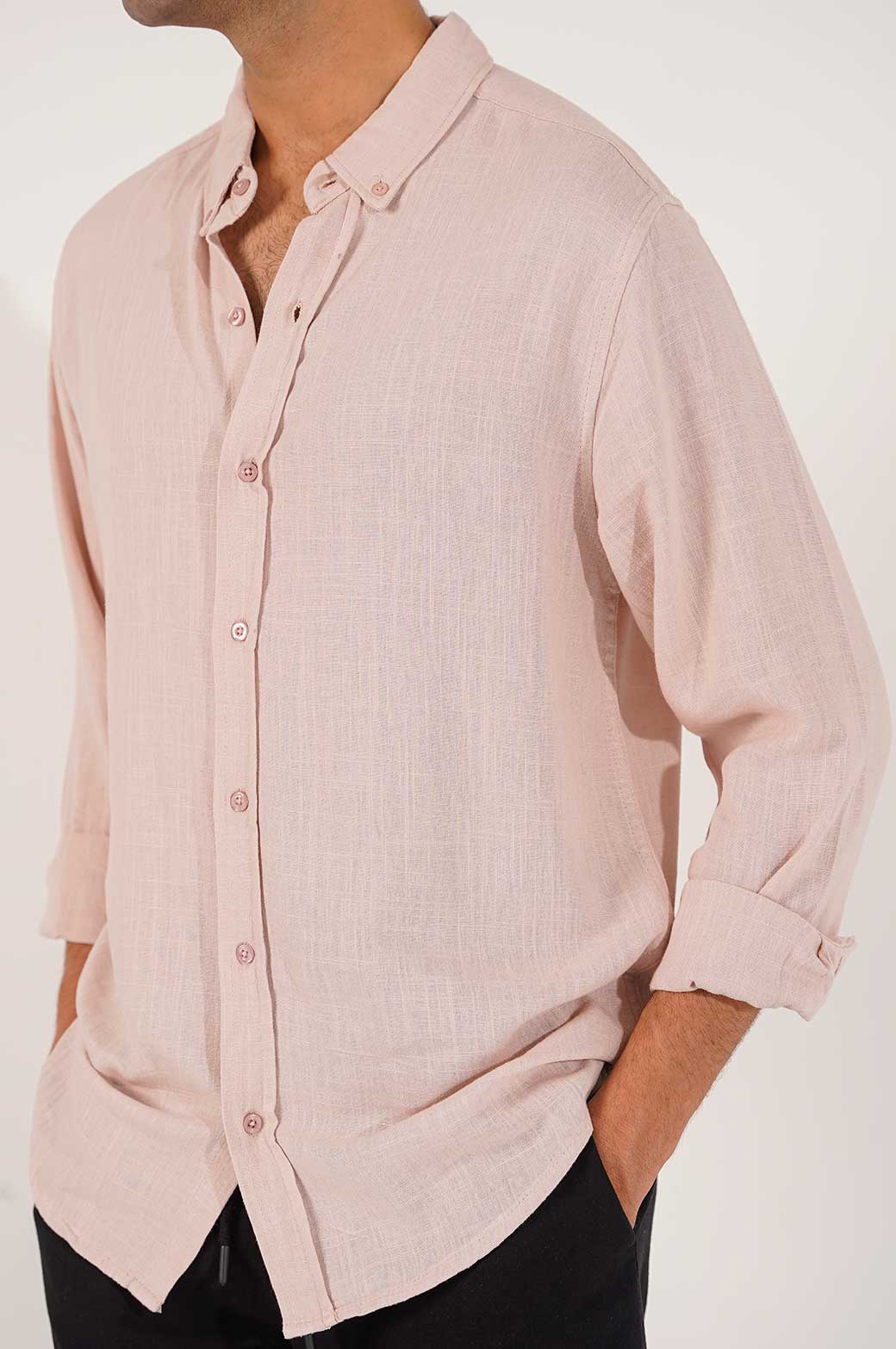 BASIC BUTTON DOWN SHIRT - Image 2