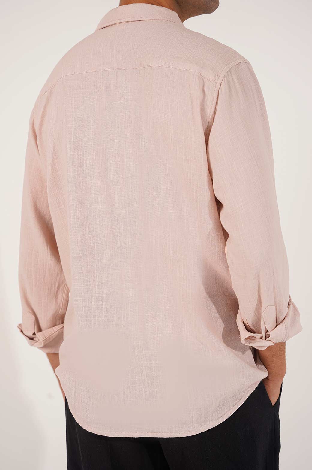 BASIC BUTTON DOWN SHIRT - Image 3