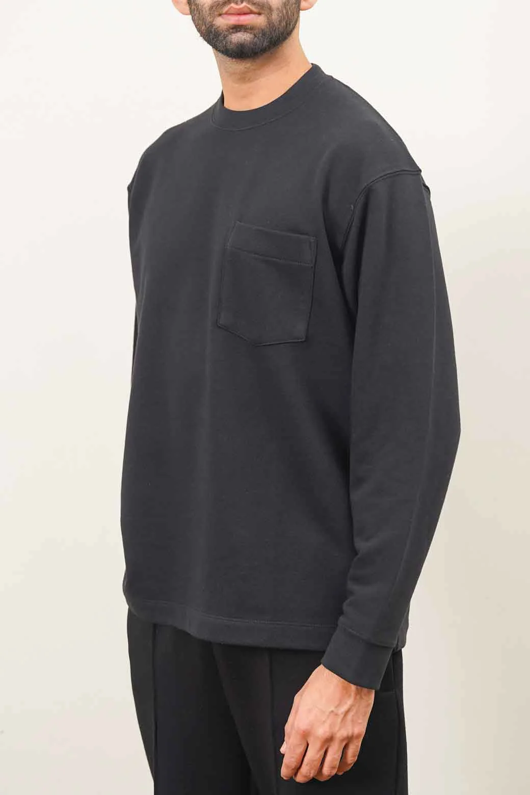 BASIC CREW WITH POCKET - Image 3