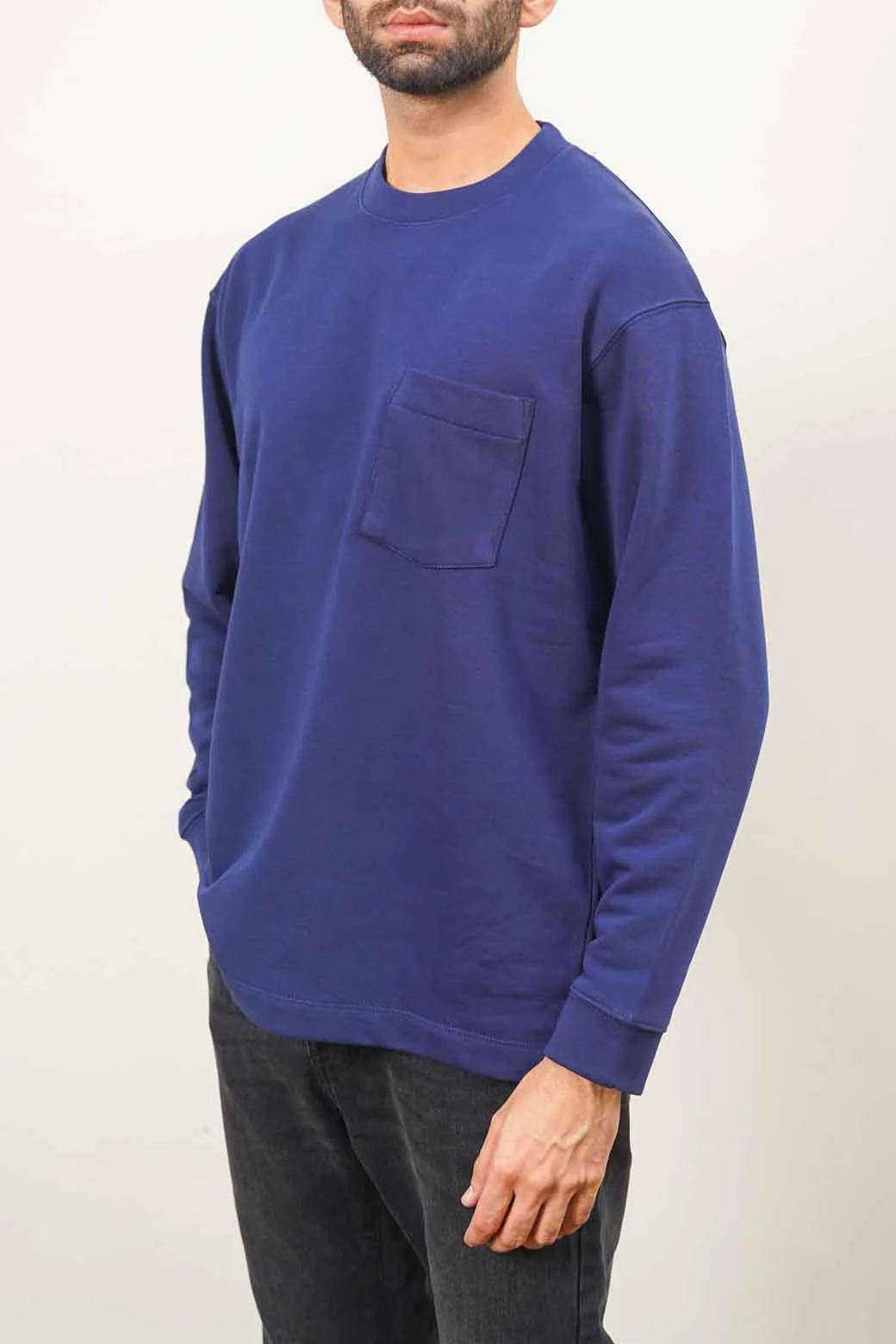 BASIC CREW WITH POCKET - Image 2