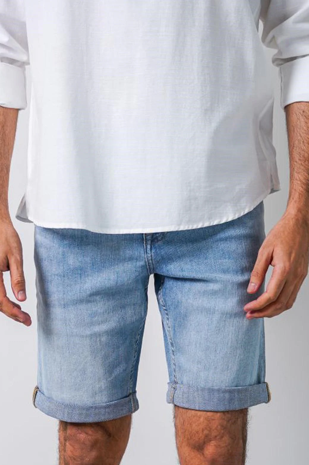 BASIC DENIM SHORTS - Image 3