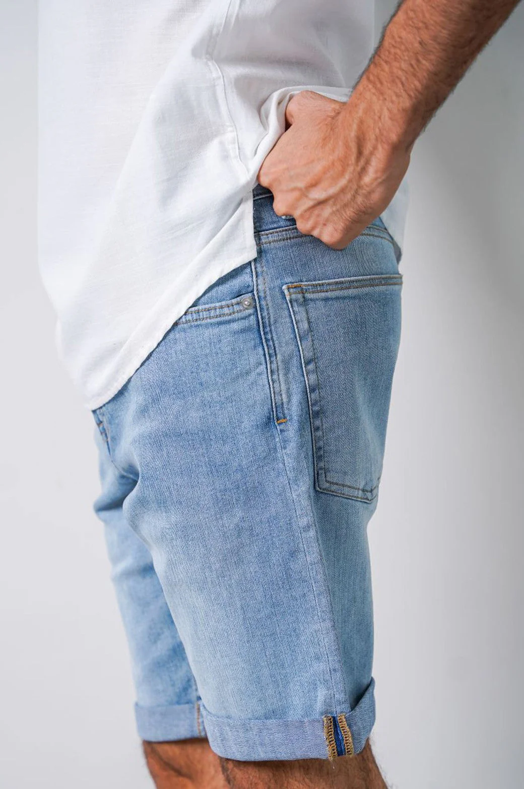 BASIC DENIM SHORTS - Image 4