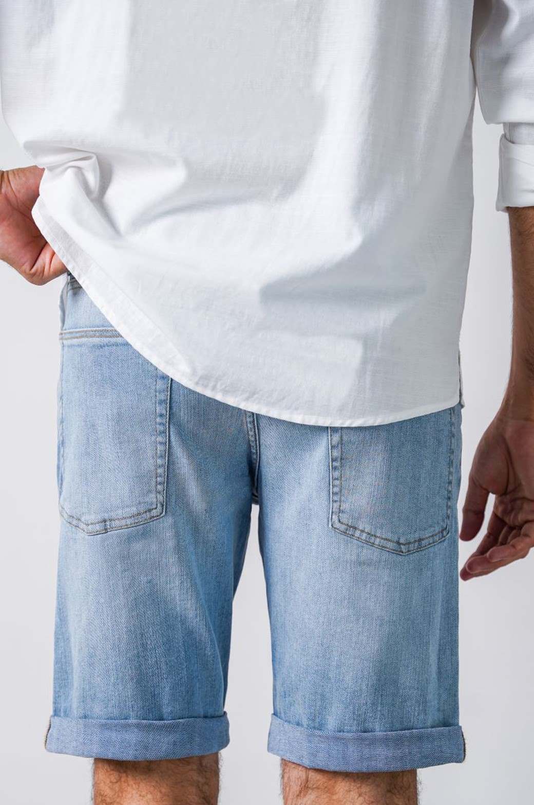 BASIC DENIM SHORTS - Image 6