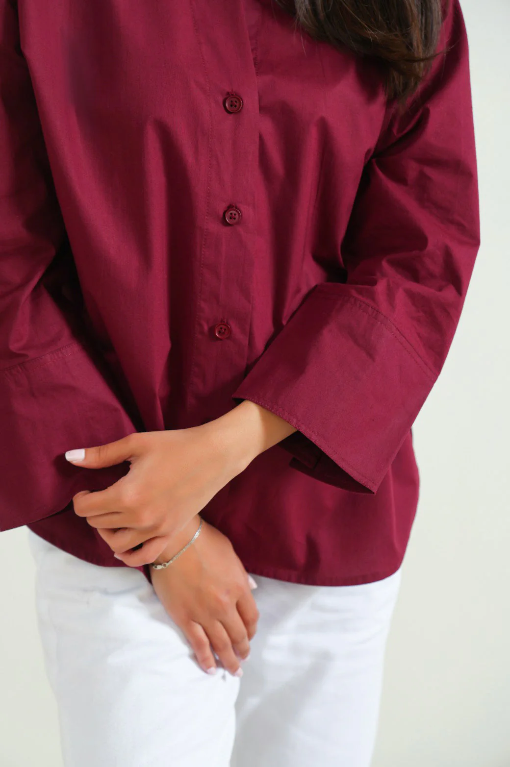 BASIC POPLIN SHIRT - Image 3