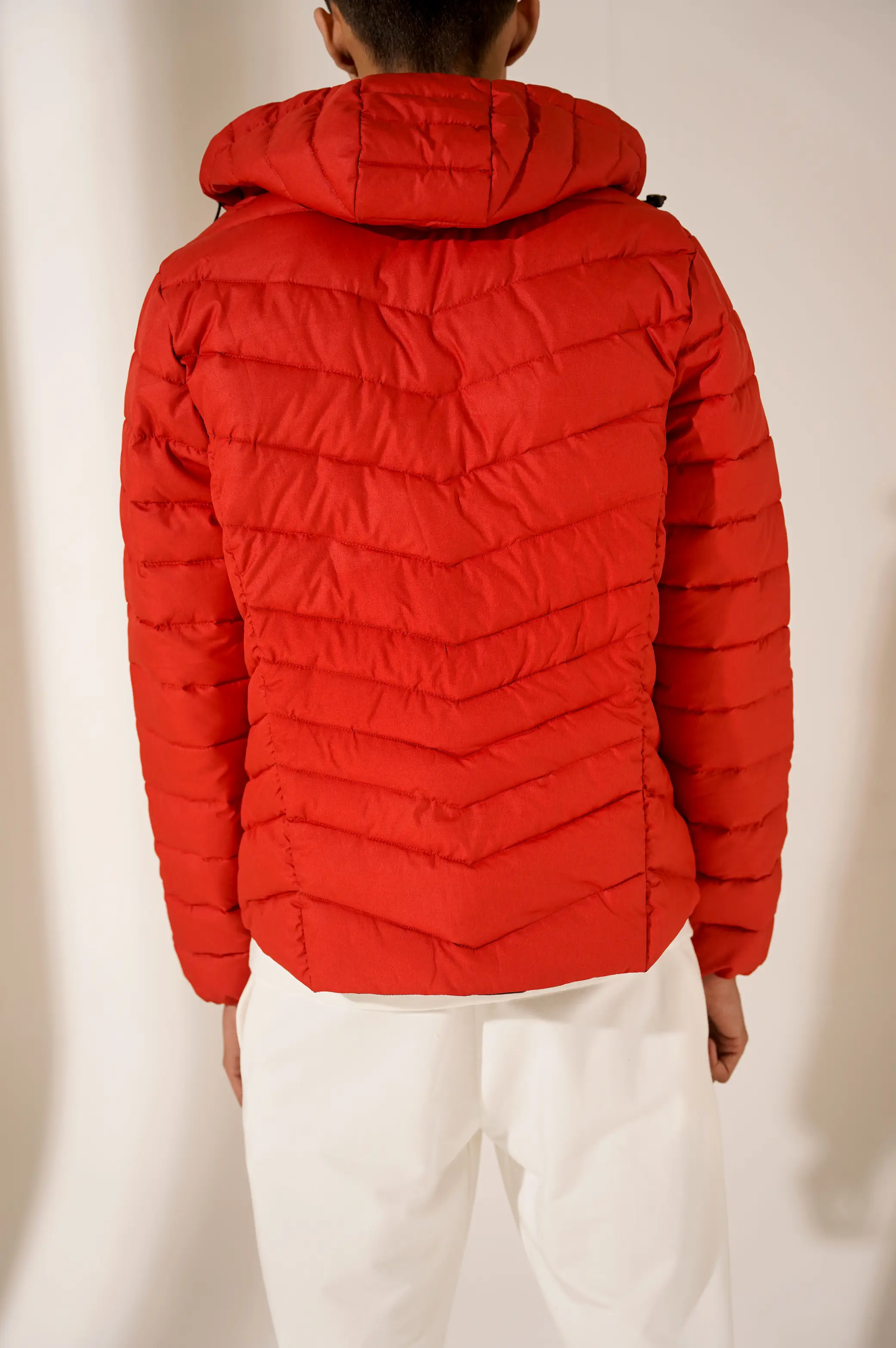 BASIC PUFFER HOODED JACKET - Image 4