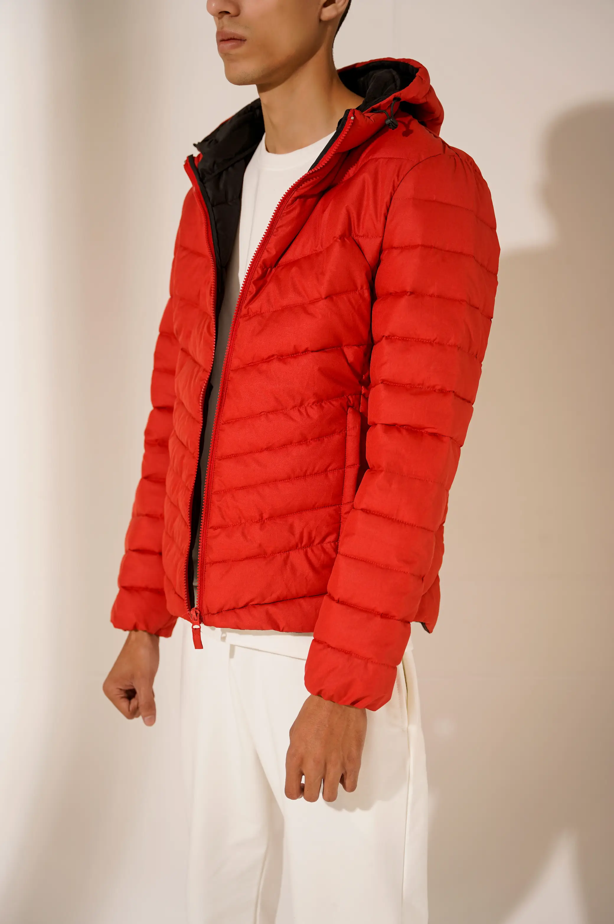 BASIC PUFFER HOODED JACKET - Image 5