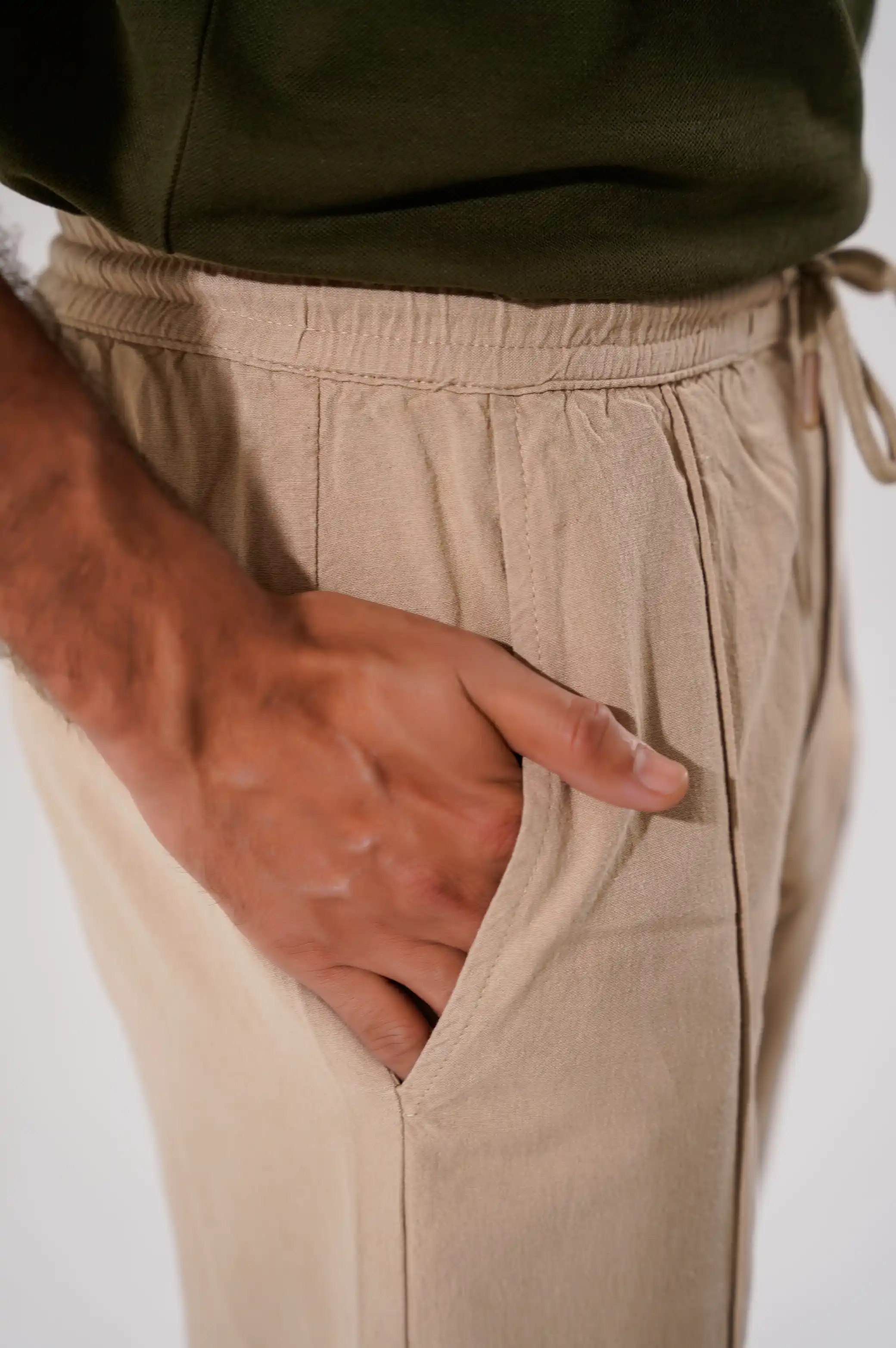 BASIC TAPERED PANTS - Image 2