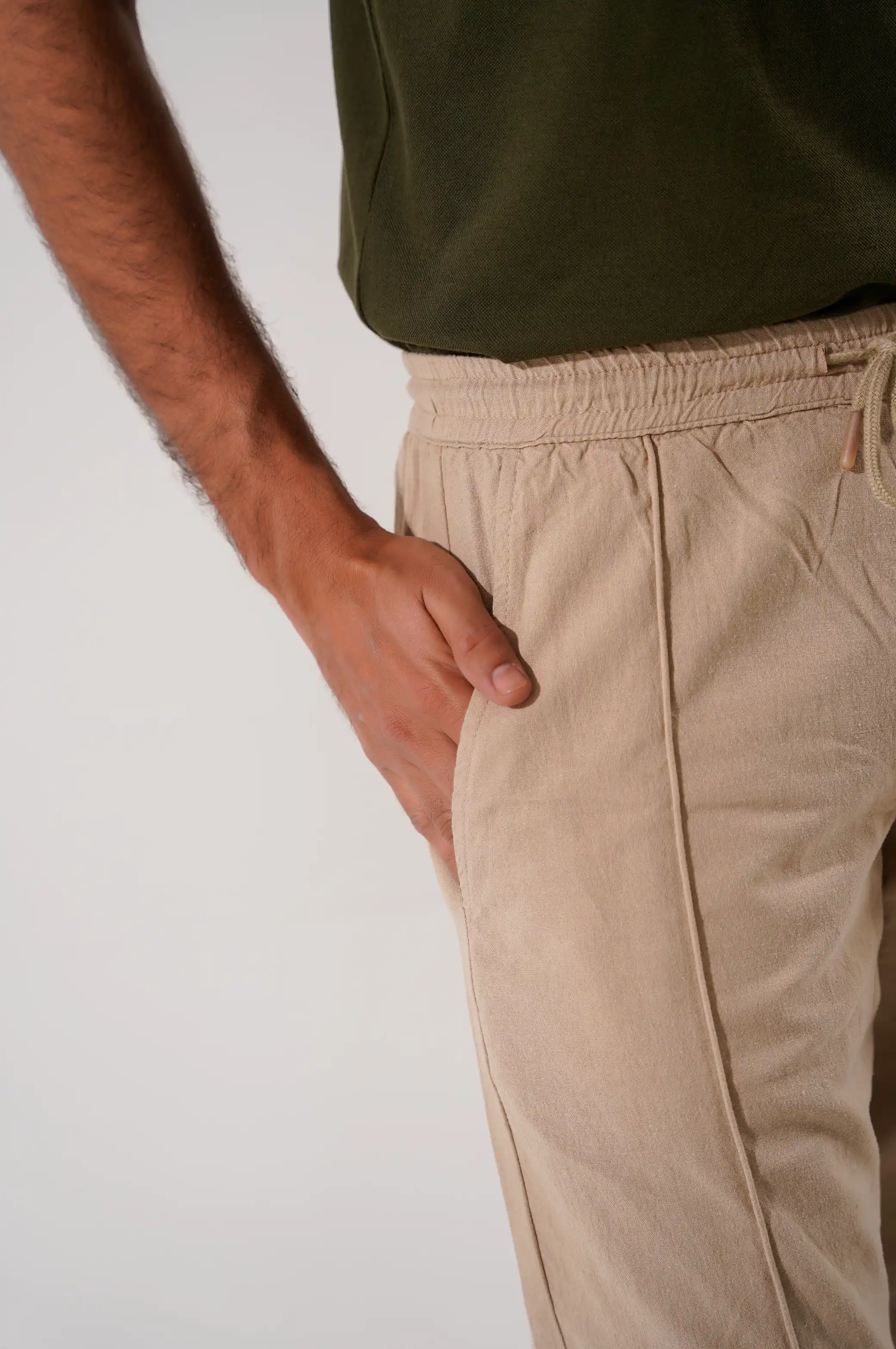 BASIC TAPERED PANTS - Image 3