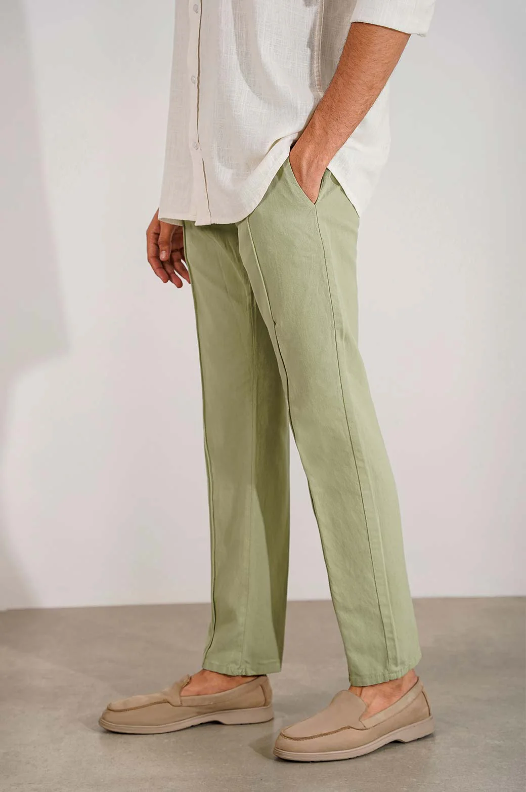 BASIC TAPERED PANTS - Image 3