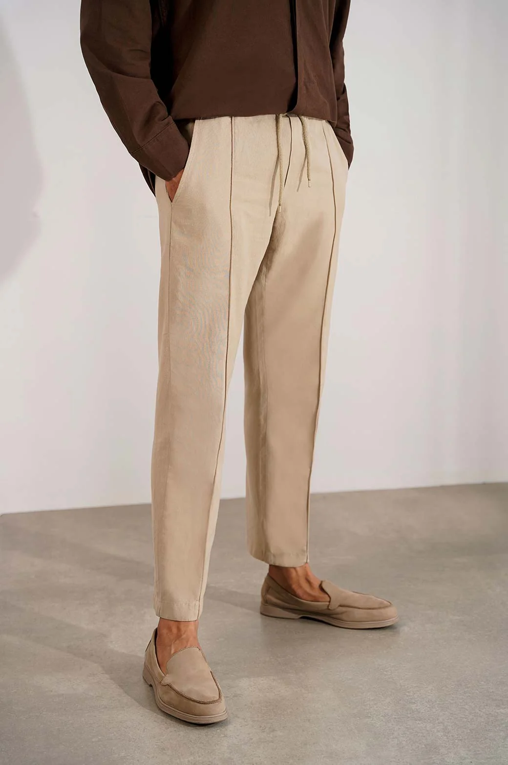 BASIC TAPERED PANTS - Image 3
