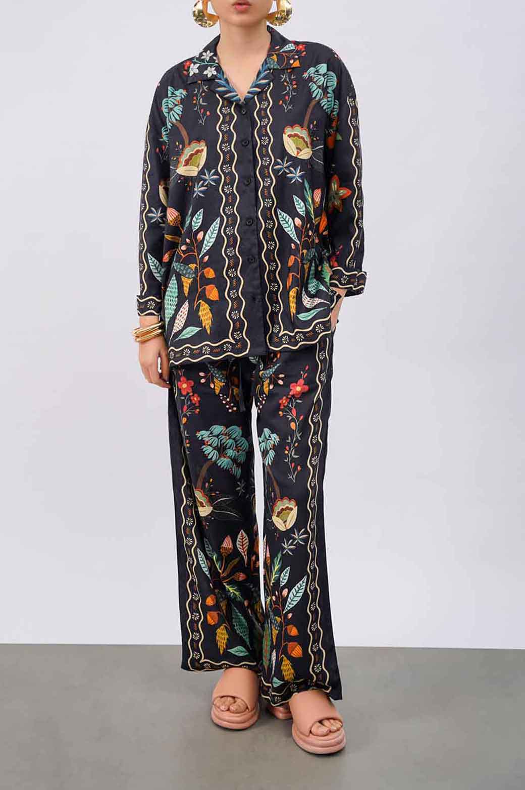 BLACK FOREST PRINTED CULOTTES - Image 4