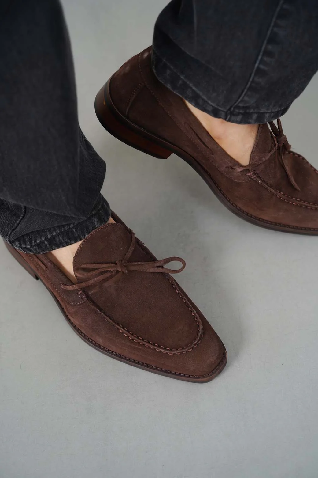 BOW LEATHER LOAFERS - Image 3