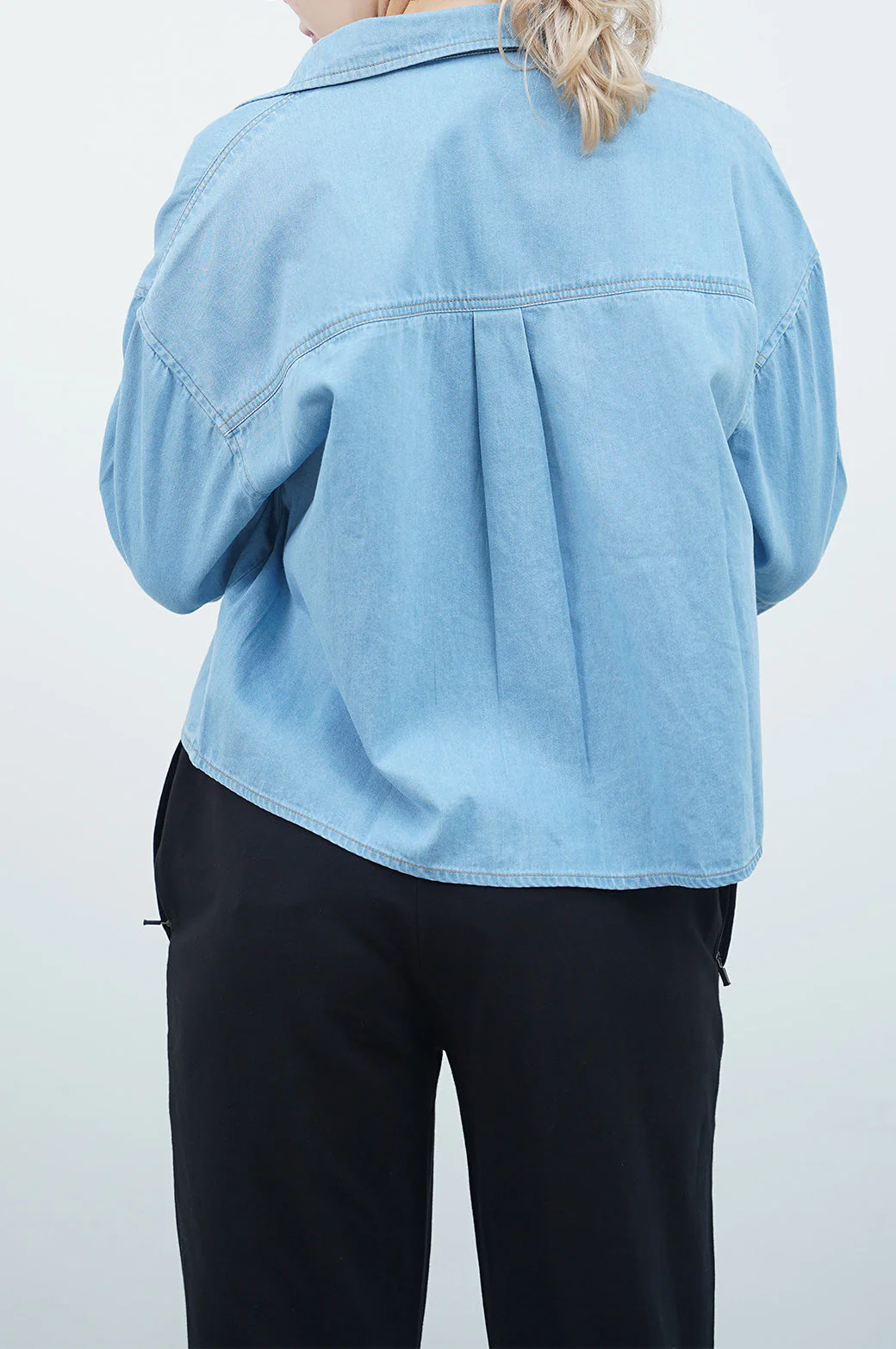 BOXY DENIM SHIRT - Image 3