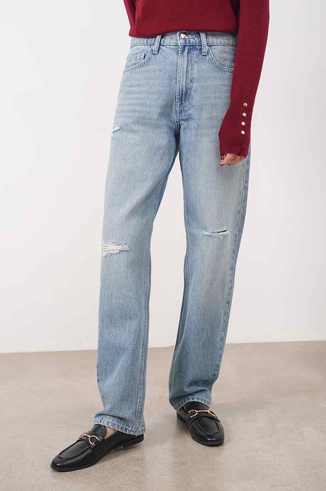 BOYFRIEND STRAIGHT JEANS - Image 2