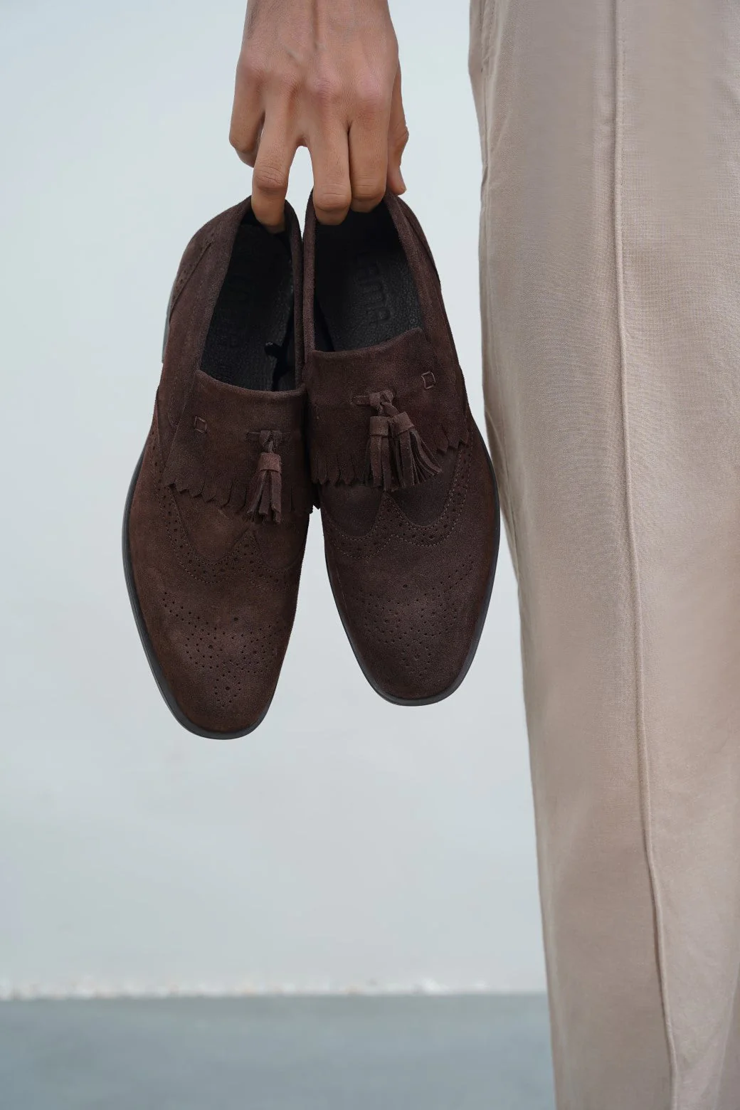BROUGE LEATHER LOAFERS - Image 2