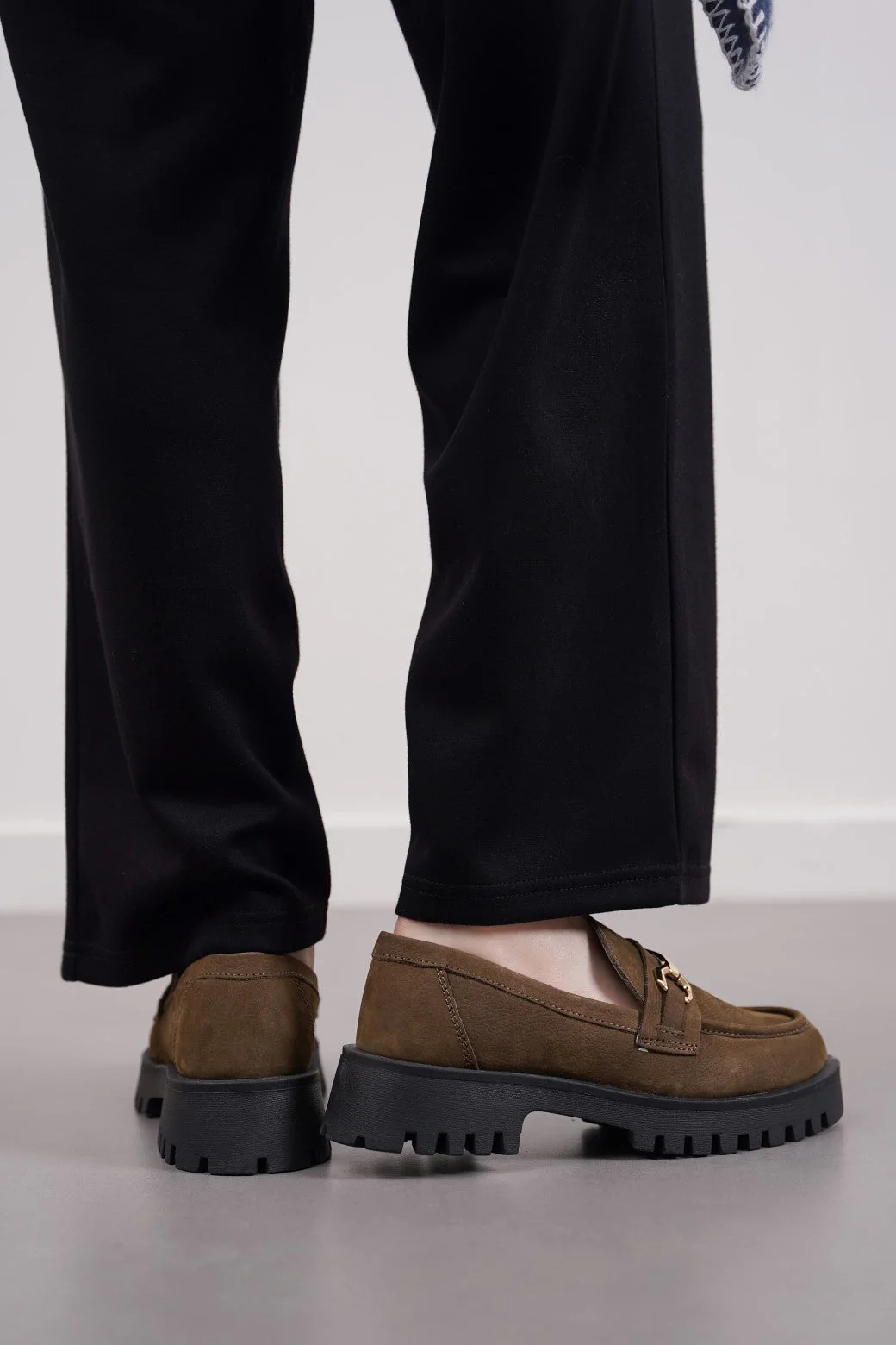 BUCKLED LEATHER LOAFERS - Image 3