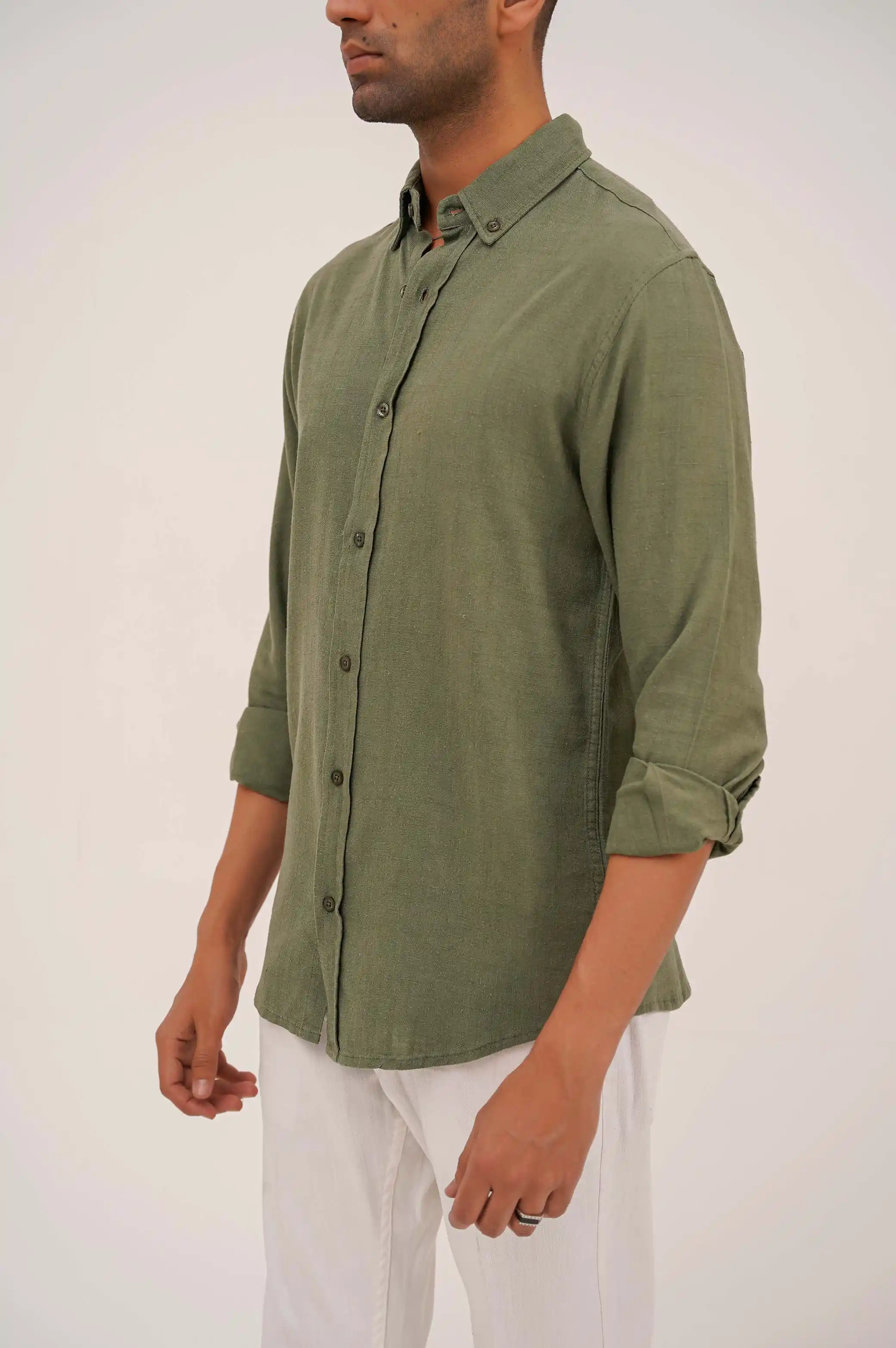 BUTTON COLLAR SHIRT - Image 3