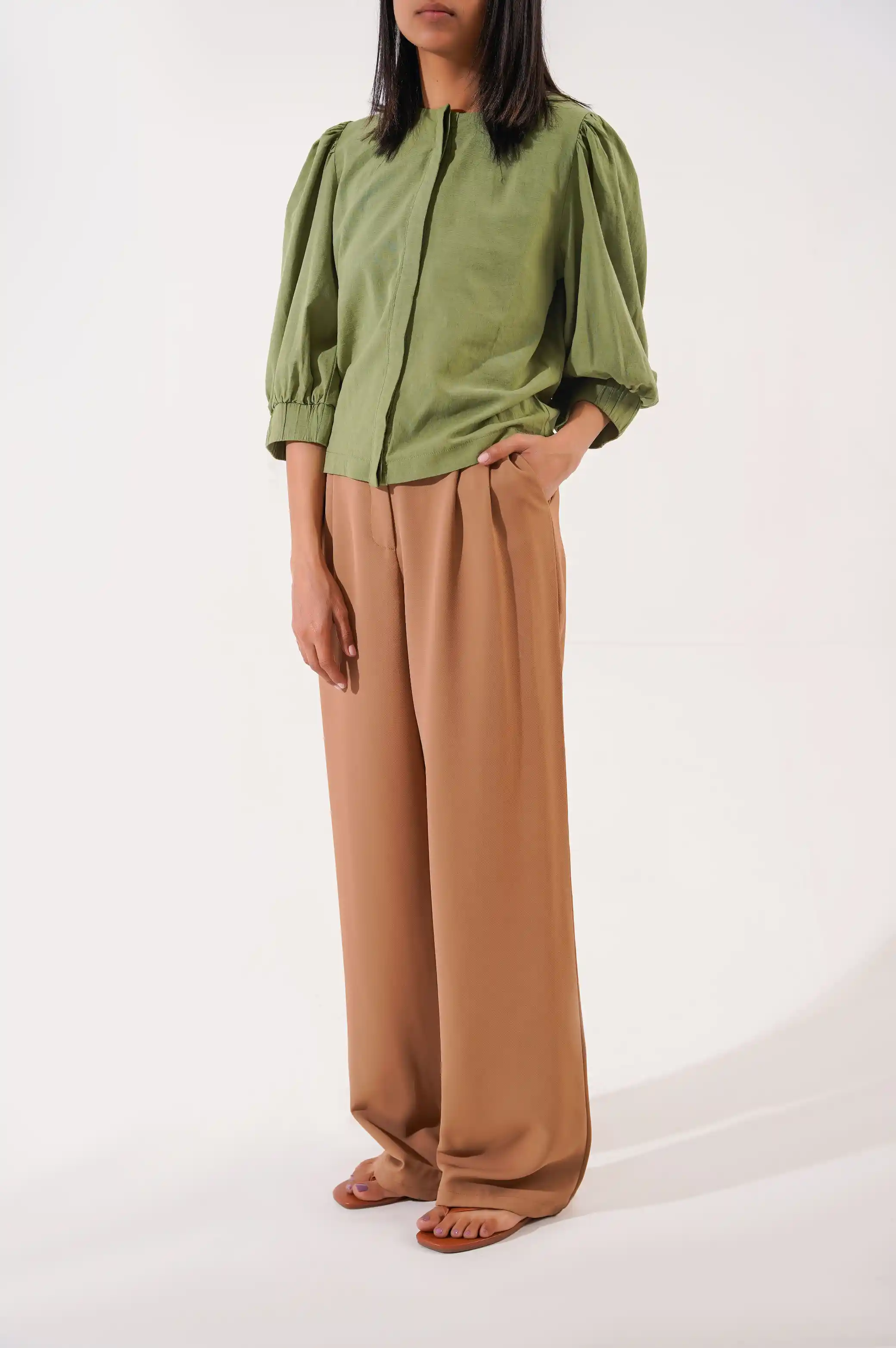BUTTON DOWN BLOUSE - Image 6