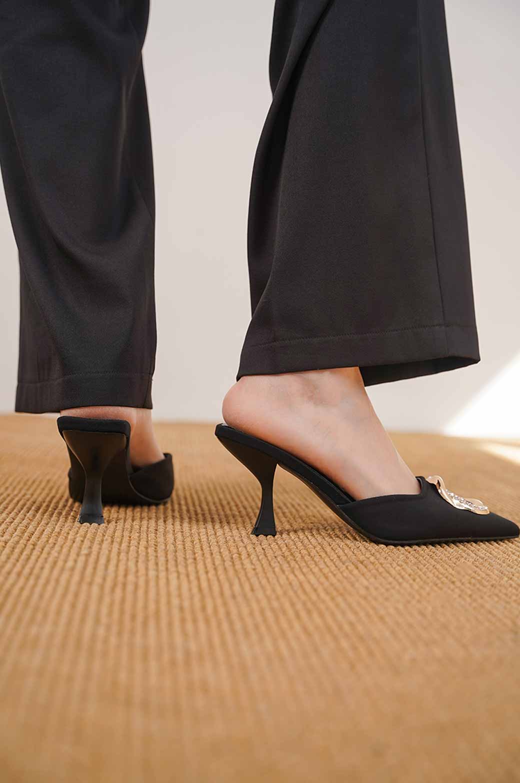 CHER SATIN HEEL - Image 3