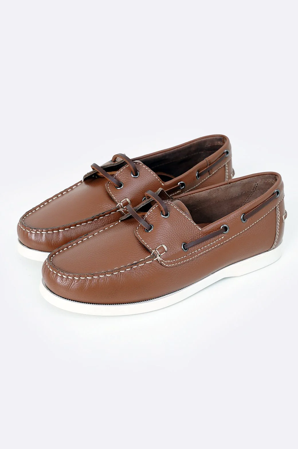 CLASSIC LEATHER BOAT SHOES - Image 3