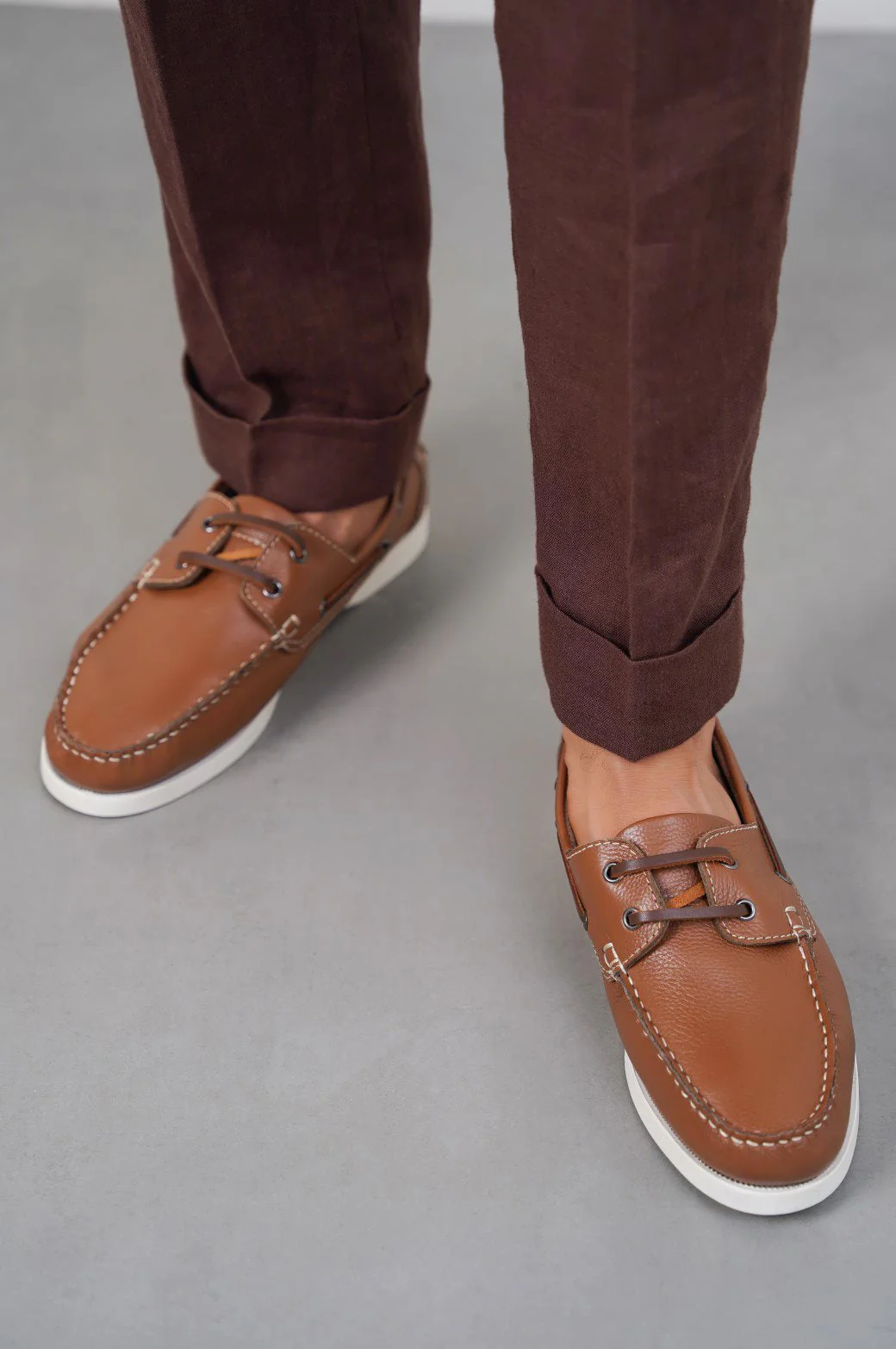 CLASSIC LEATHER BOAT SHOES - Image 5
