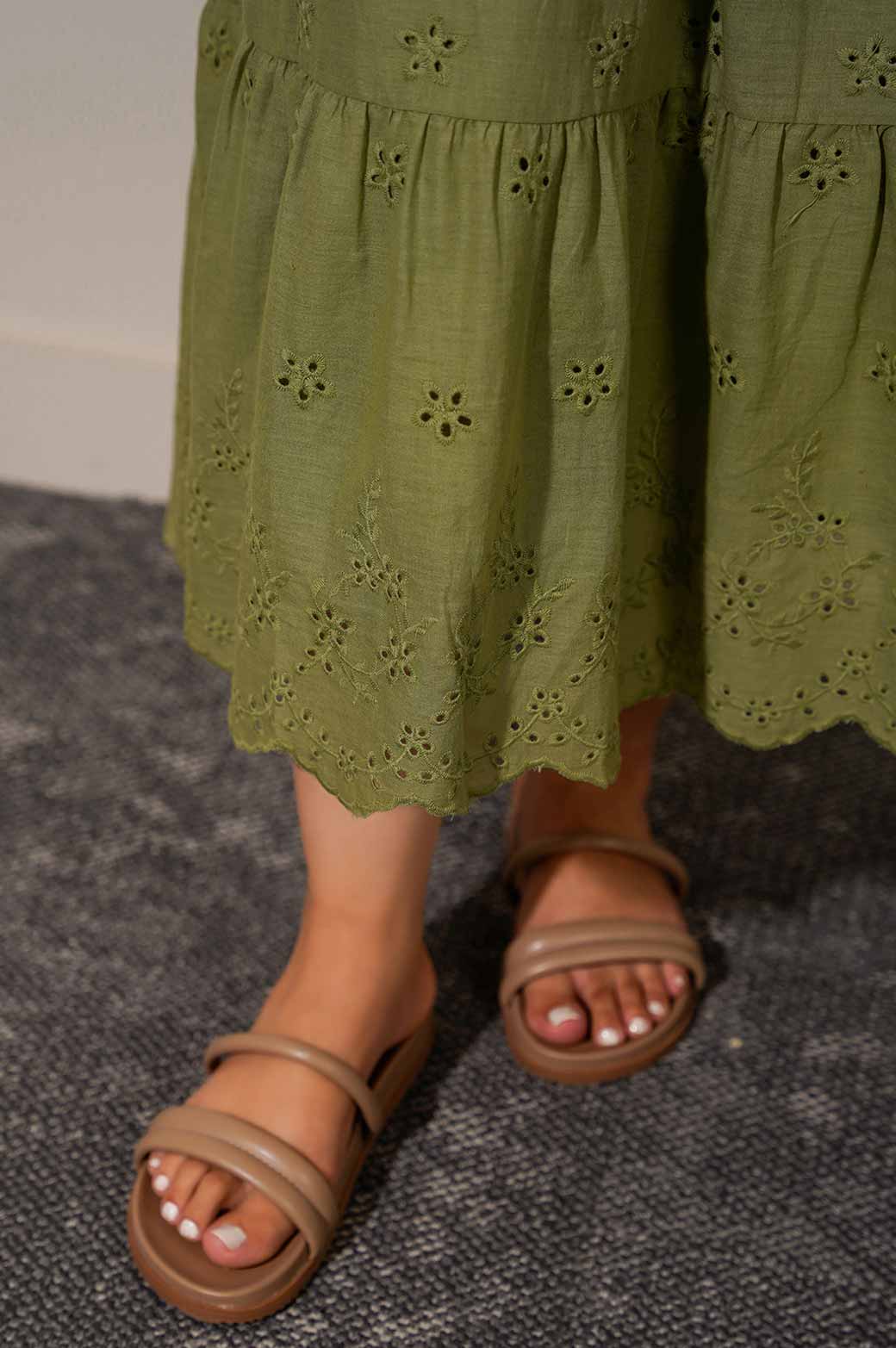 COTTON CUTWORK SKIRT - Image 5