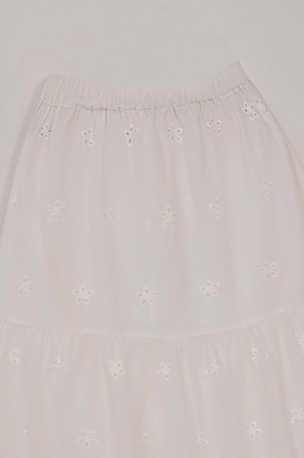COTTON CUTWORK SKIRT - Image 6