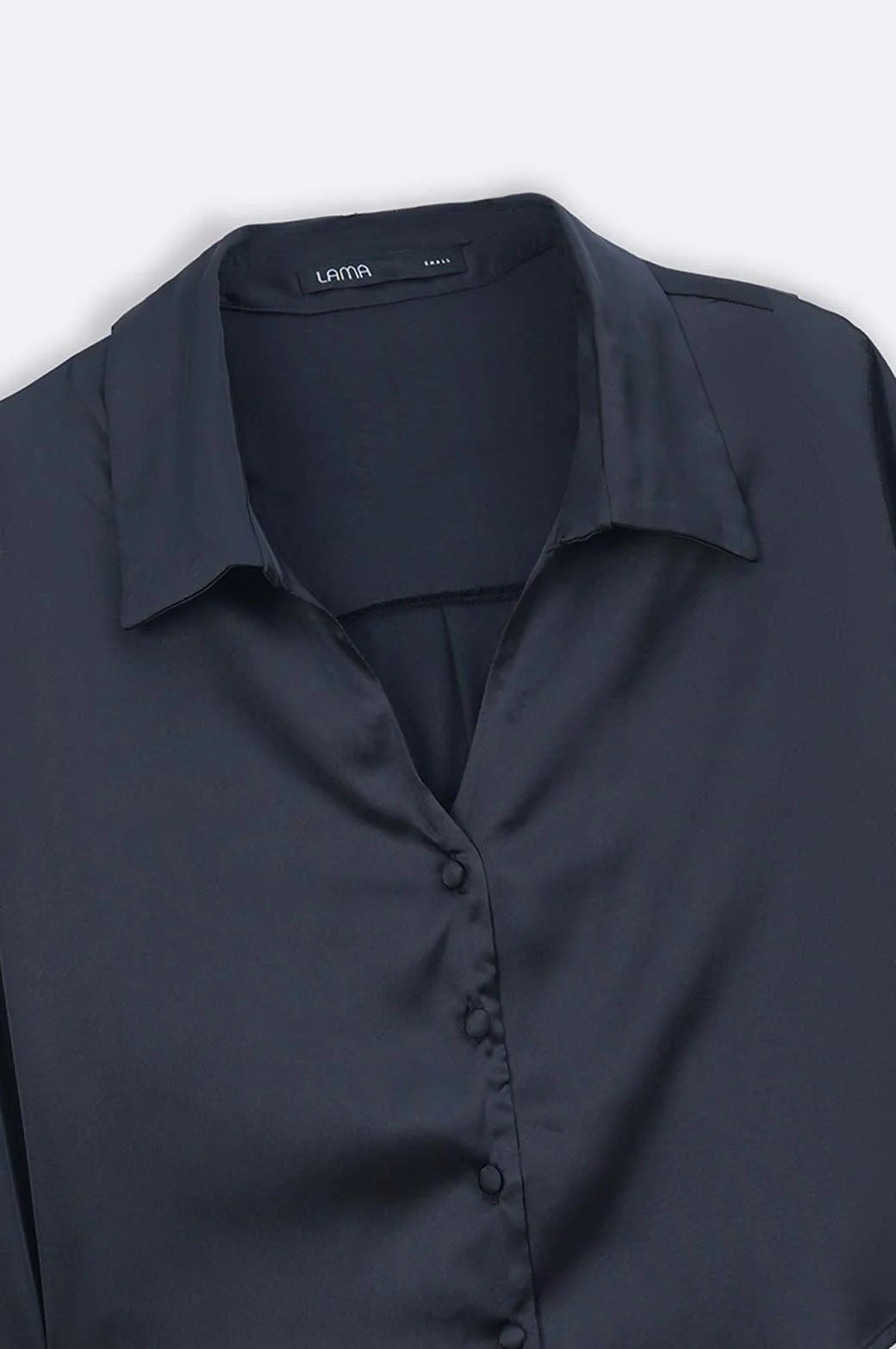 CROPPED SILK SHIRT - Image 7