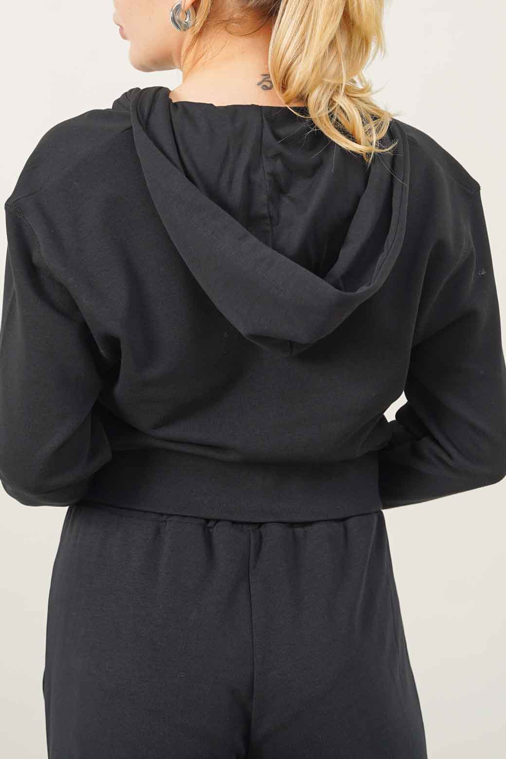 CROPPED ZIPPER HOODIE - Image 4