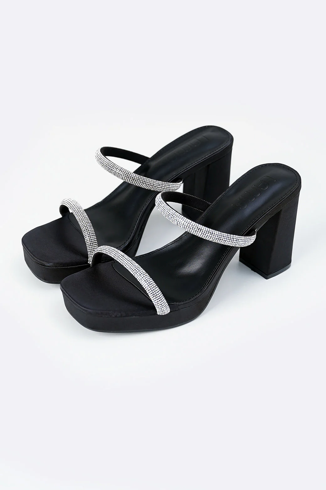 CRYSTAL BLOCK HEELS - Image 5