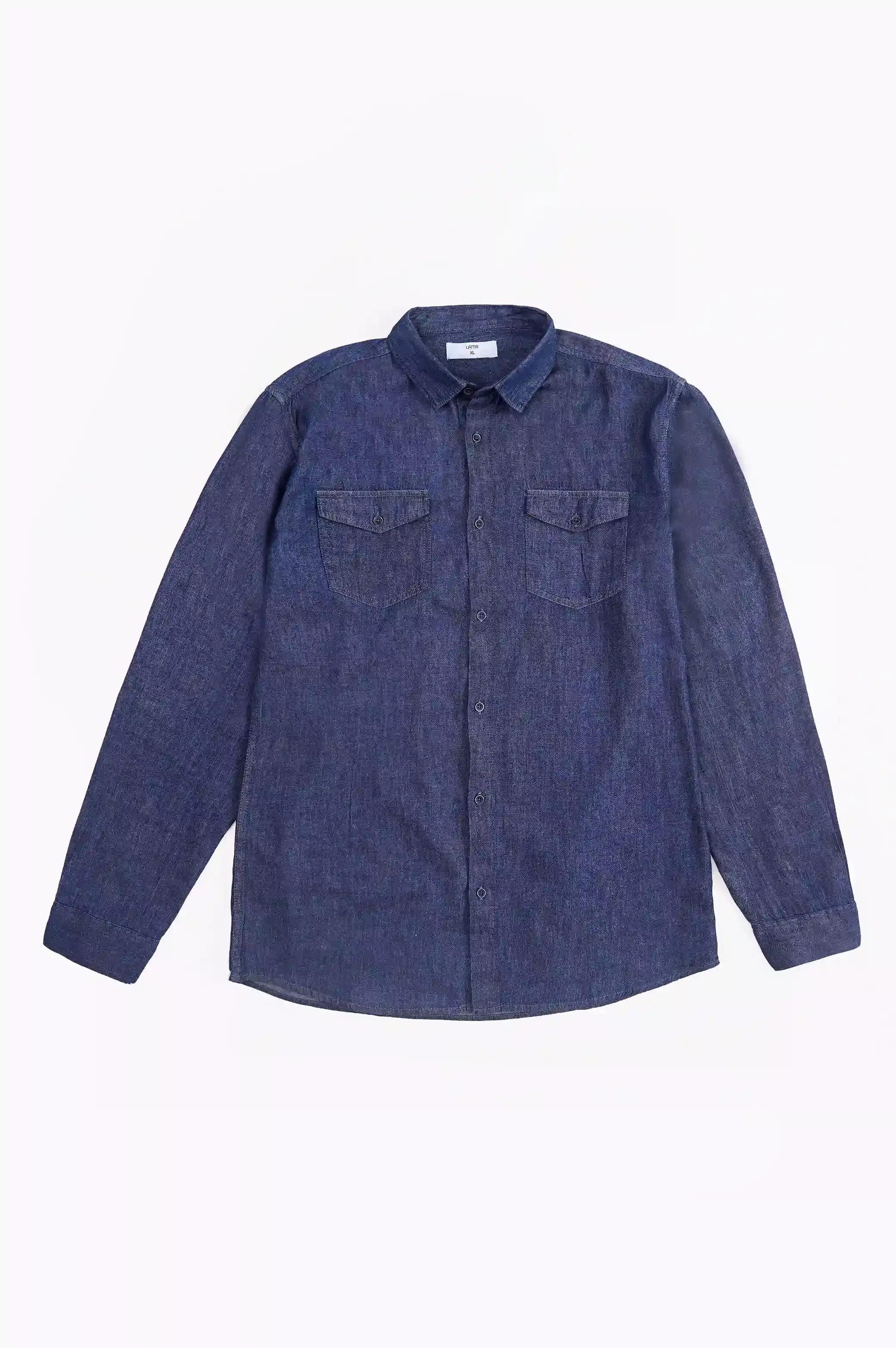 DENIM BUTTON DOWN SHIRT - Image 6