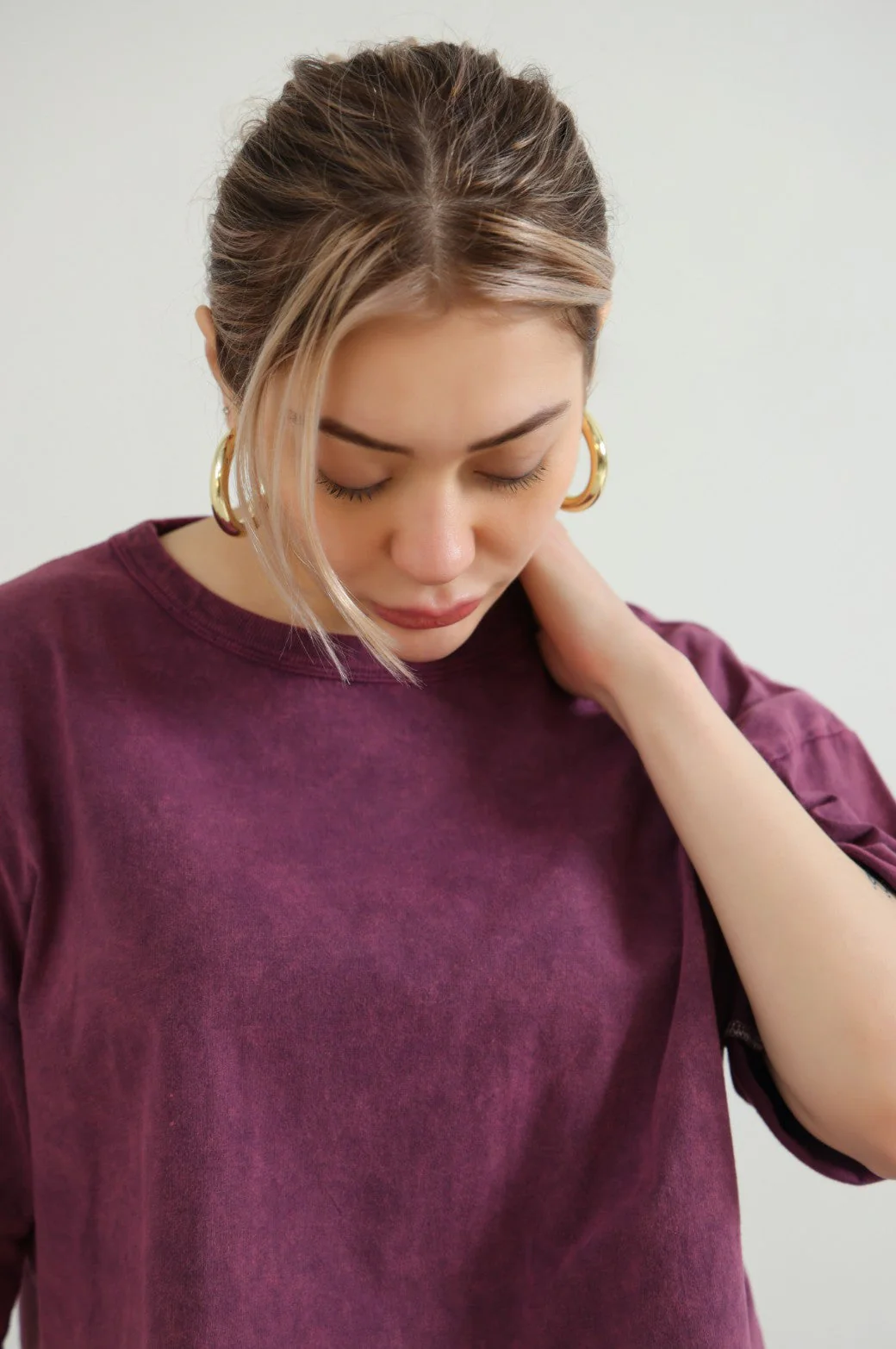 DISTRESSED CROPPED  TEE - Image 3